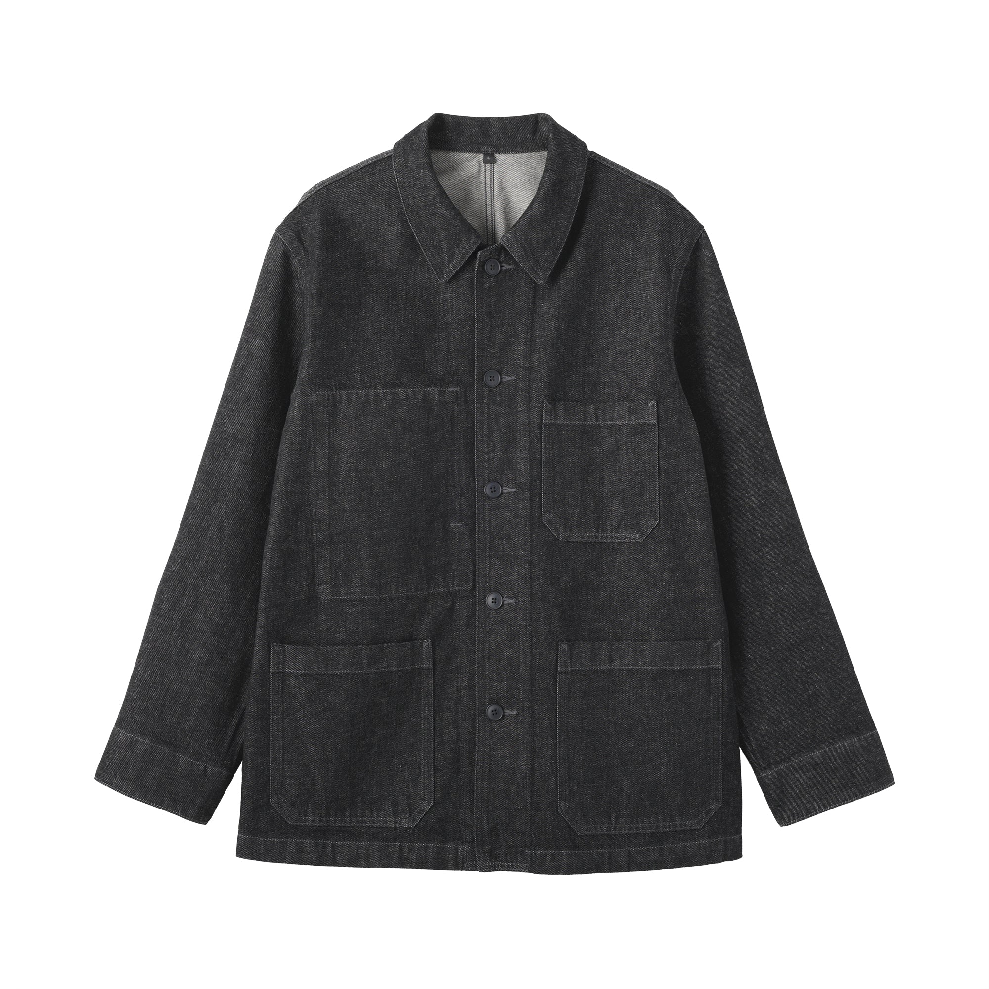 Kapok Blend Denim Coverall Jacket - Image 11