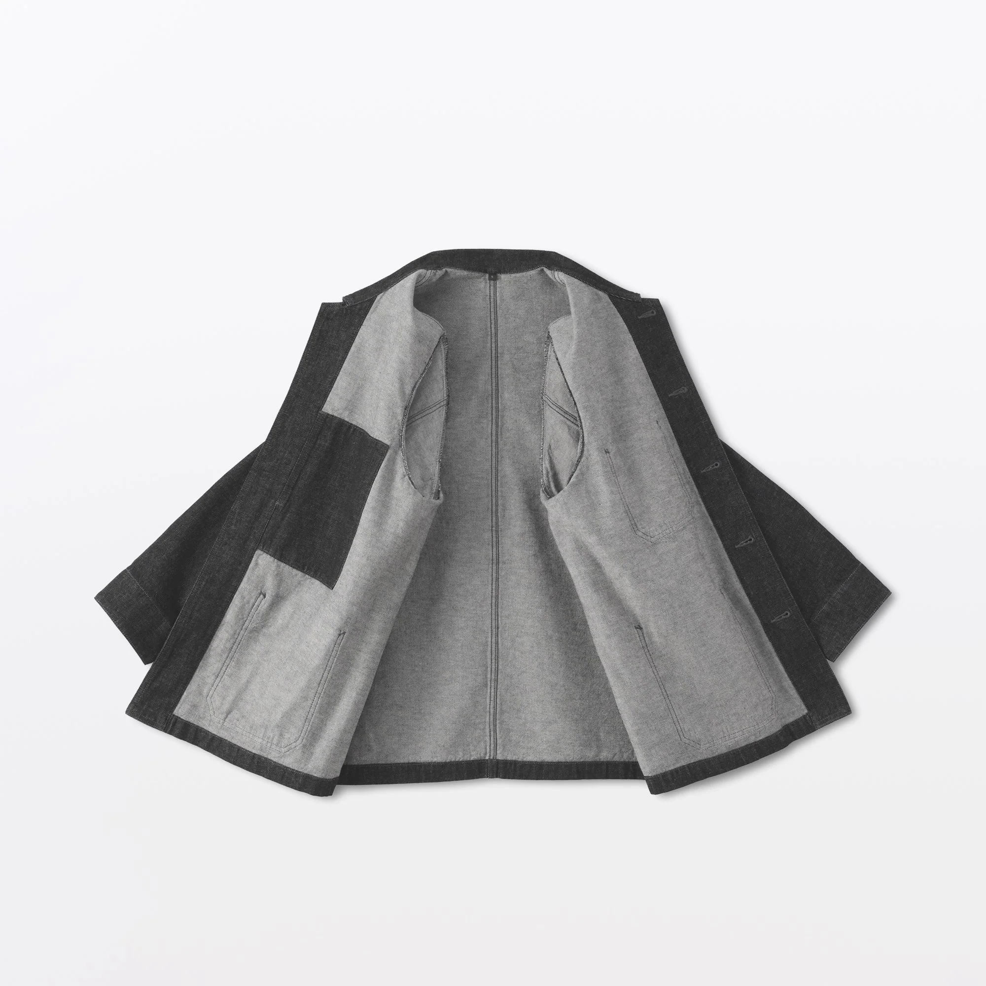 Kapok Blend Denim Coverall Jacket - Image 18
