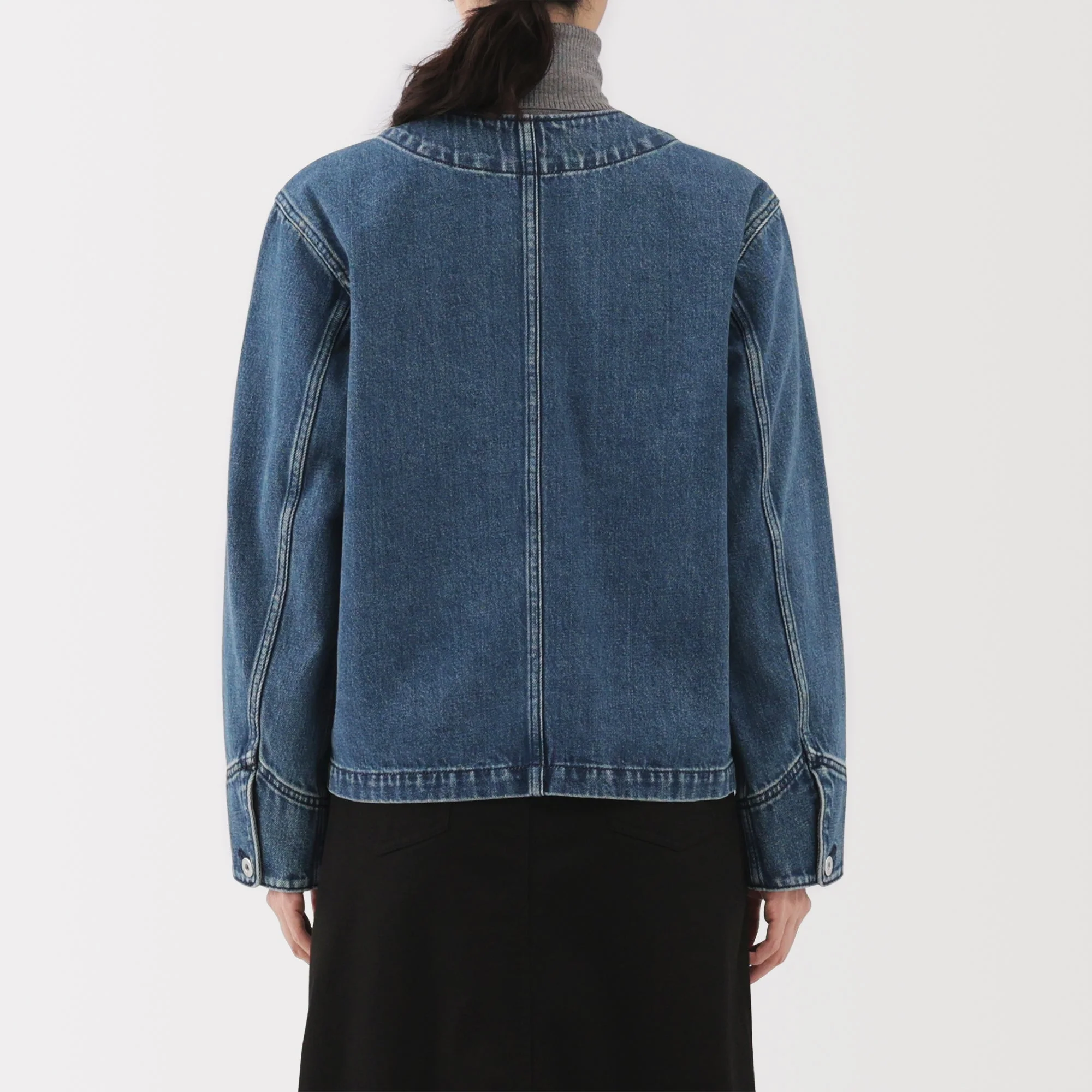 Kapok Blend Denim Jacket - Image 6