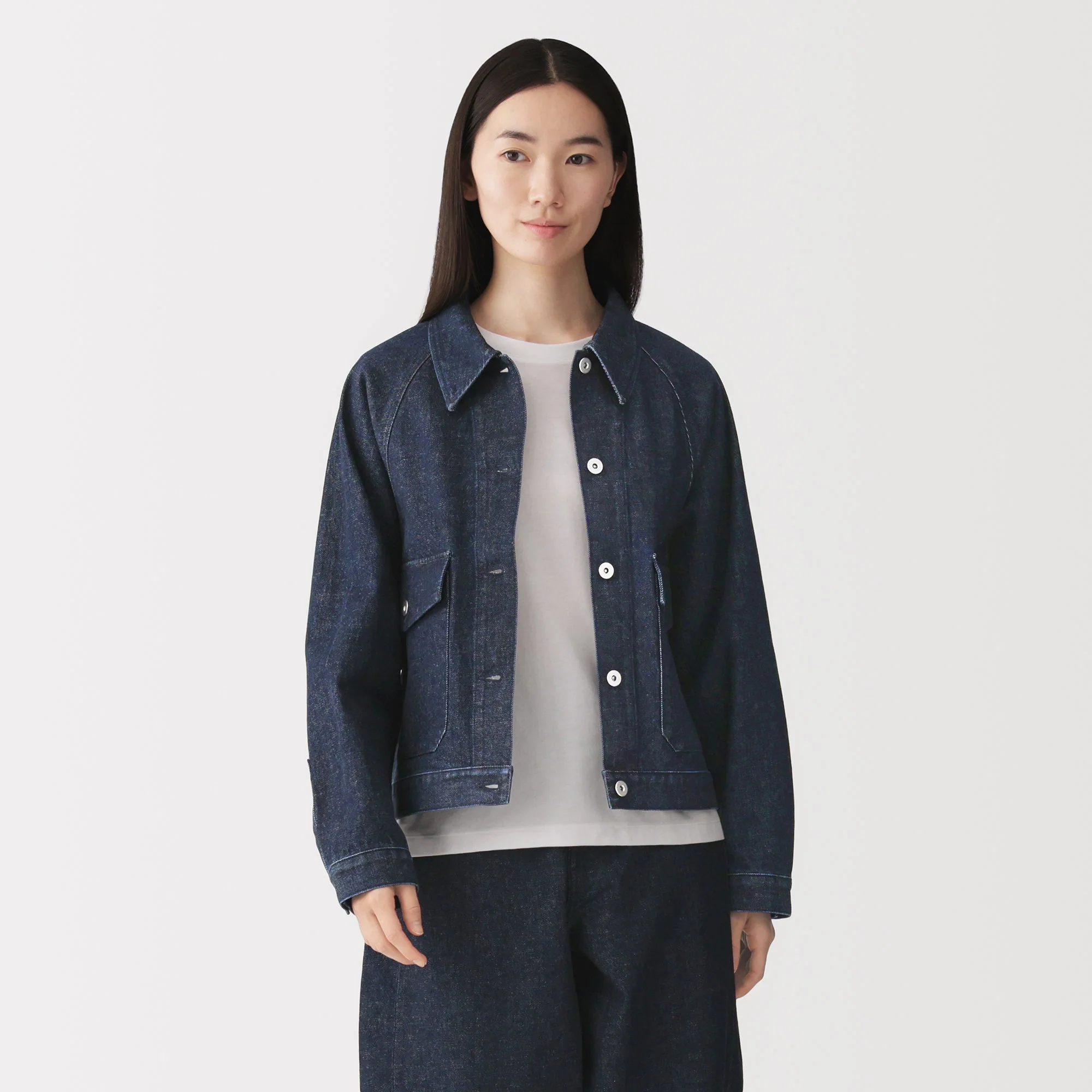 Kapok Blend Denim Jacket - Image 3