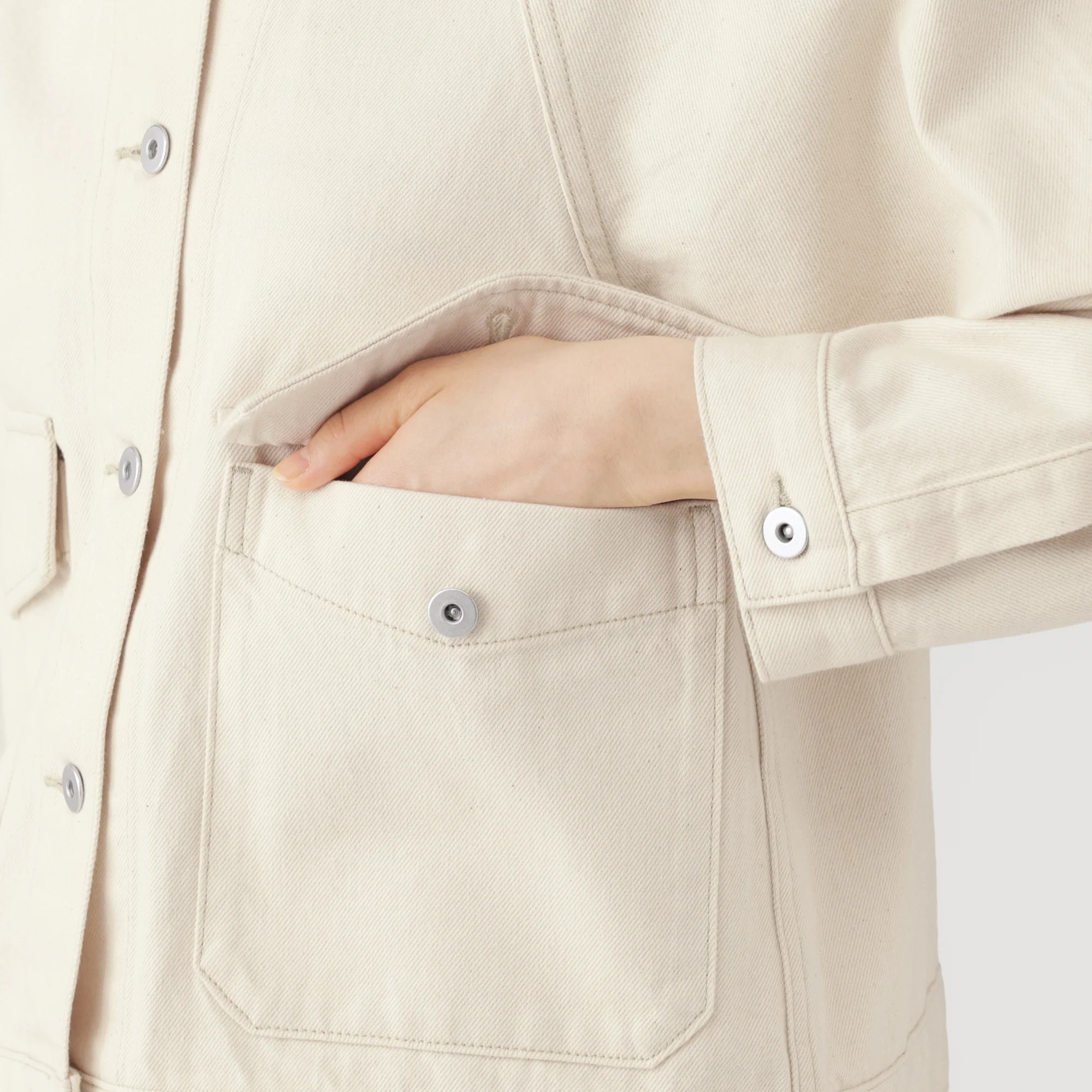 Kapok Blend Denim Jacket - Image 8