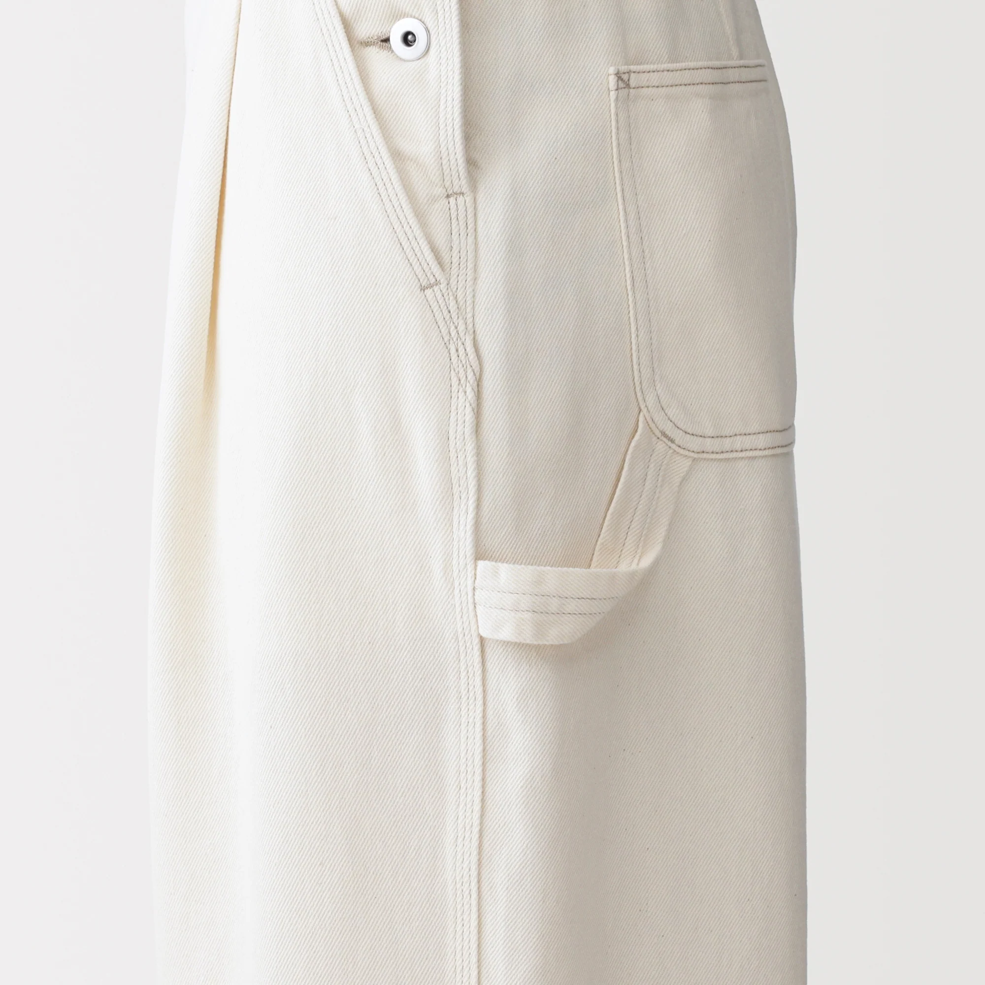 Kapok Blend Denim Overall Pants - Image 17