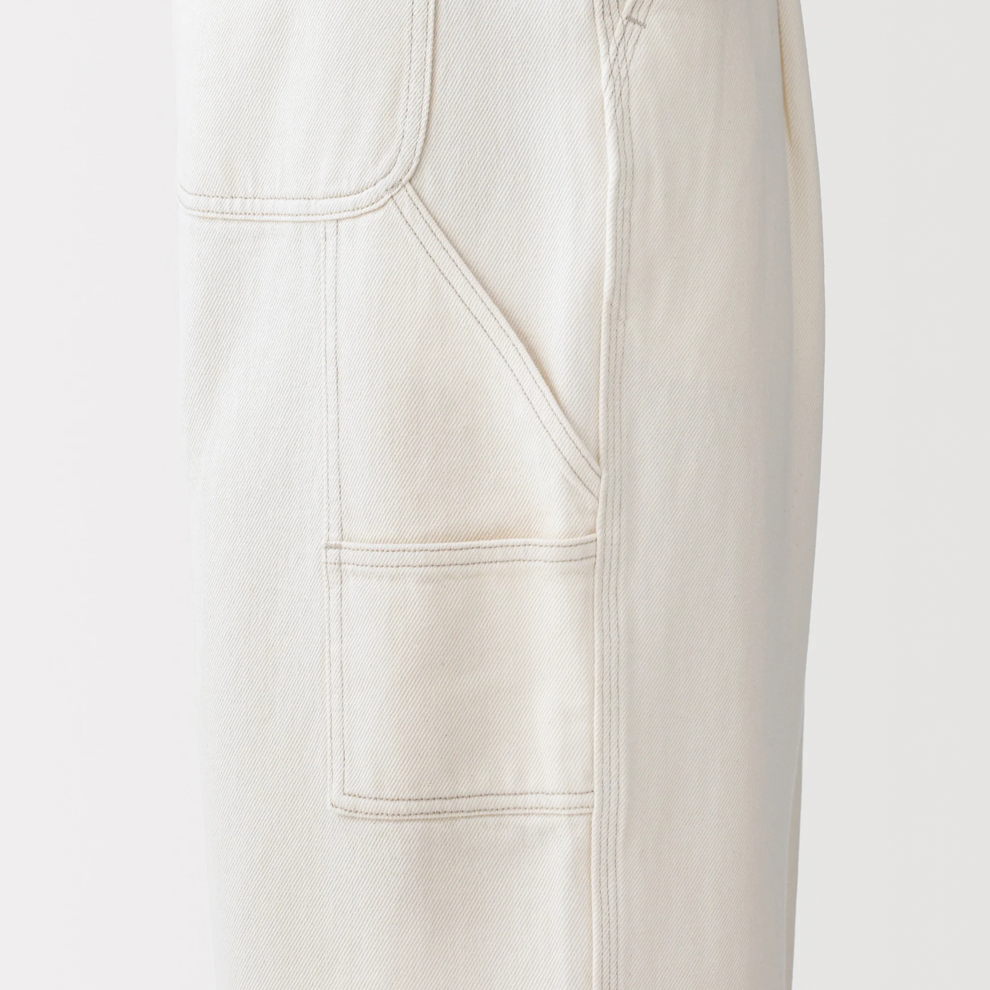 Kapok Blend Denim Overall Pants - Image 18