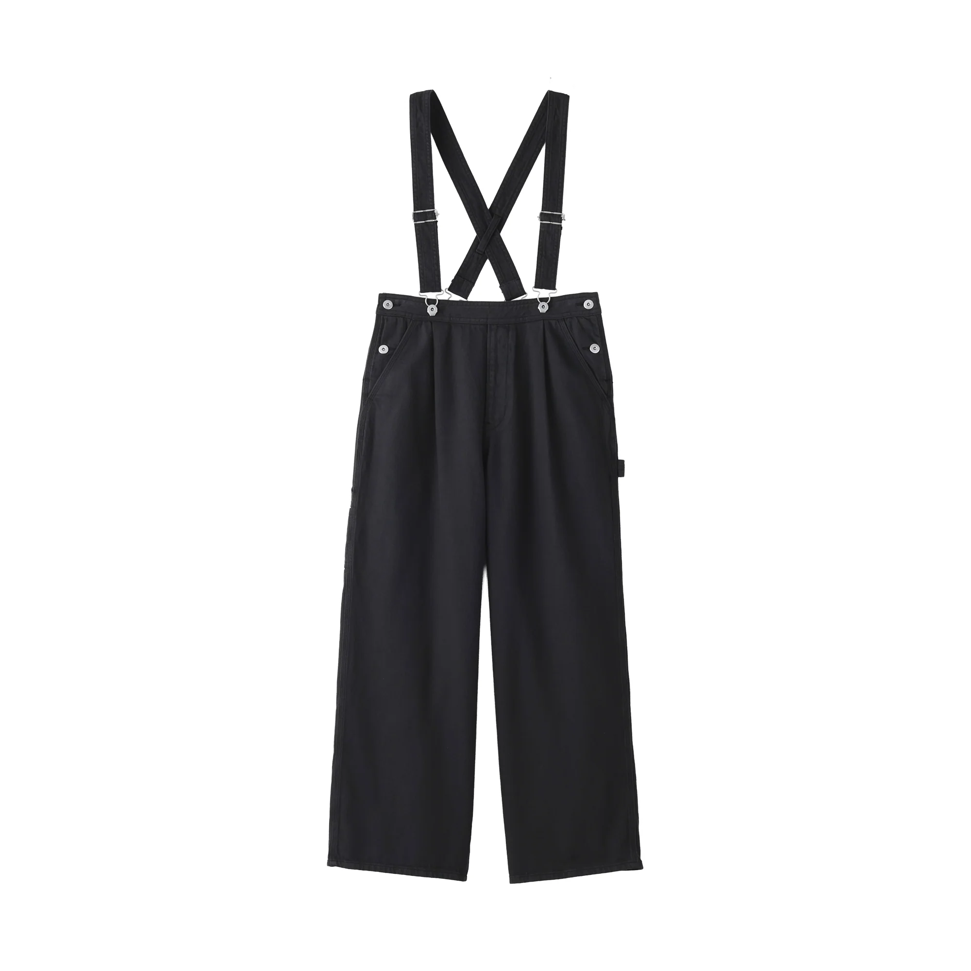 Kapok Blend Denim Overall Pants - Image 2