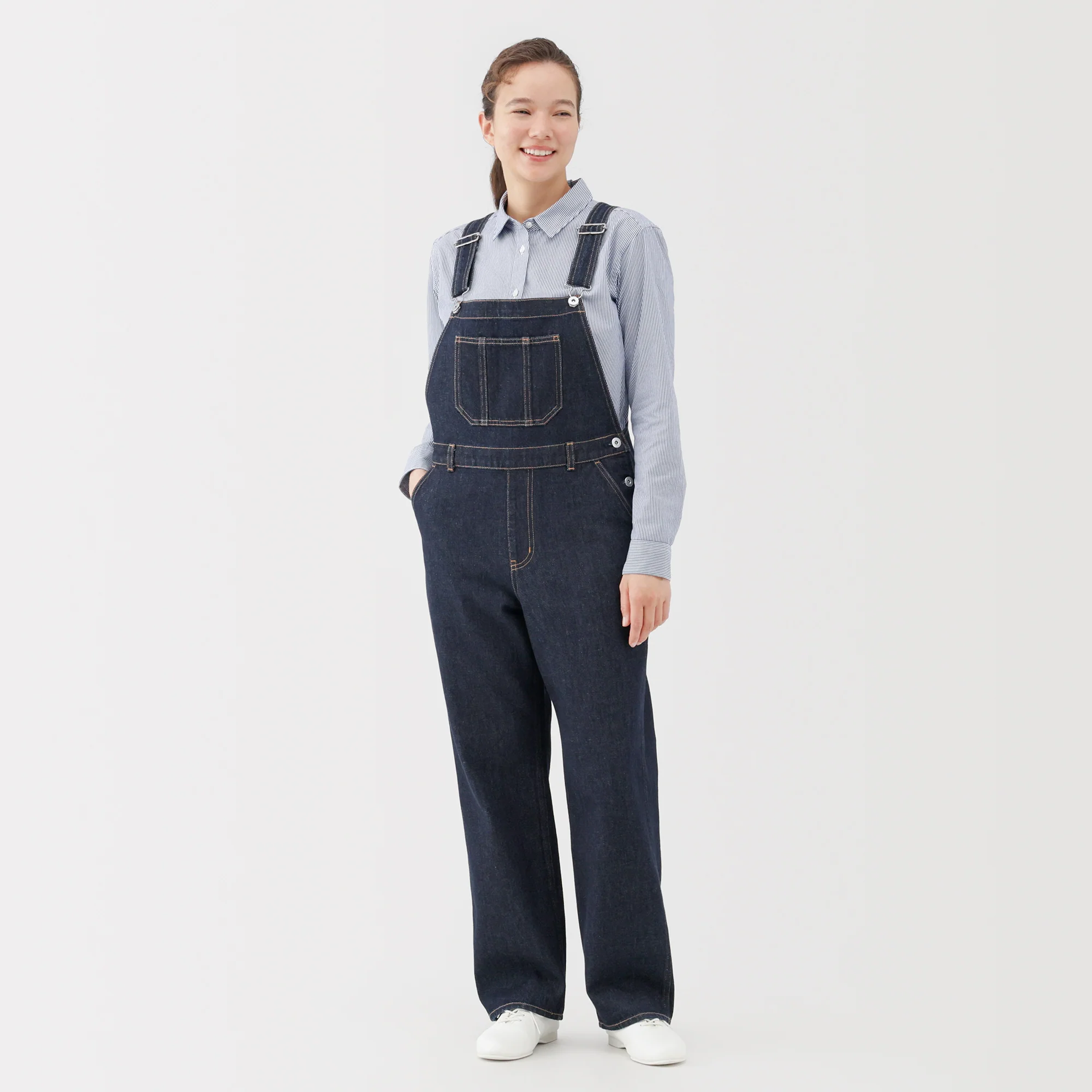 Kapok Blend Denim Overalls - Image 3