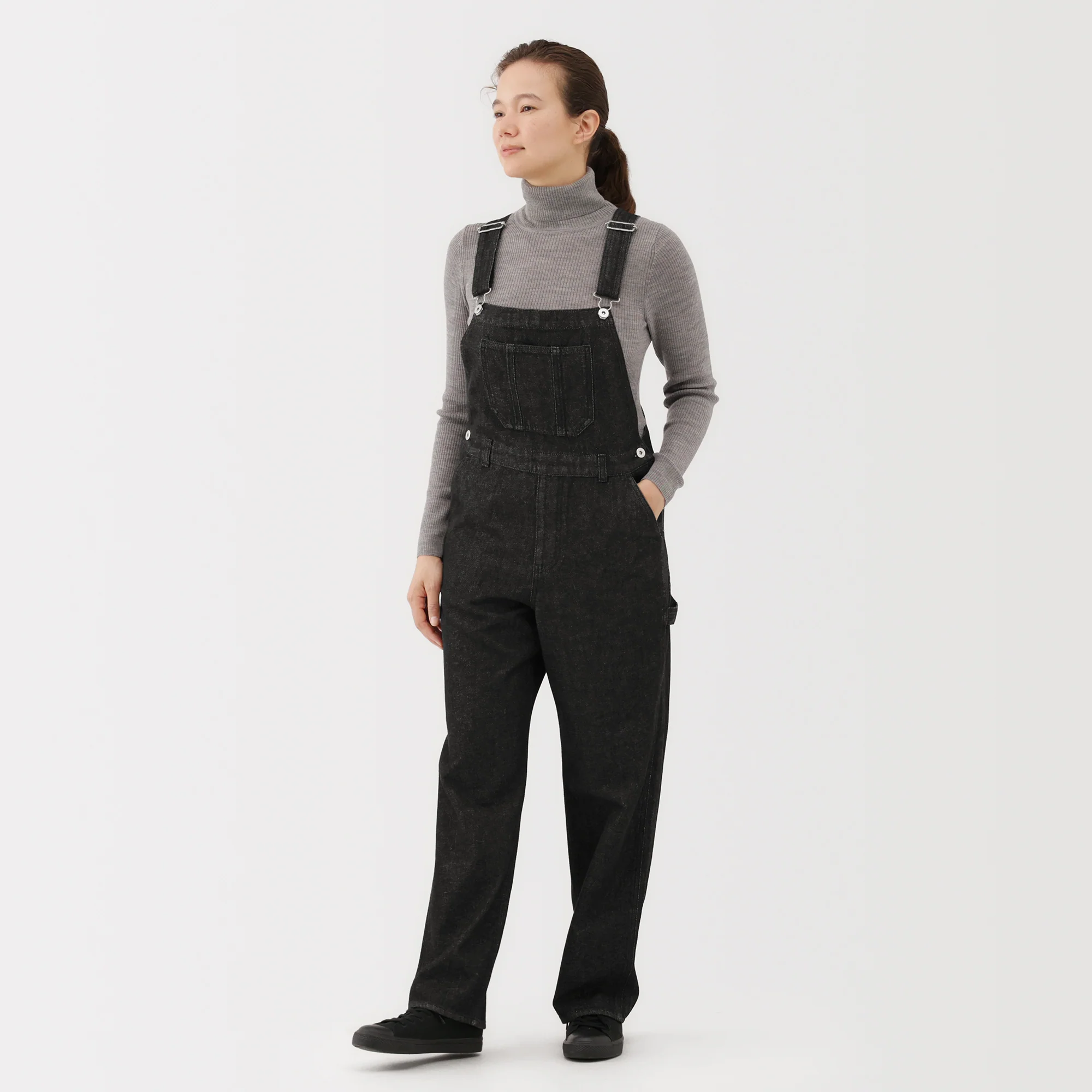 Kapok Blend Denim Overalls