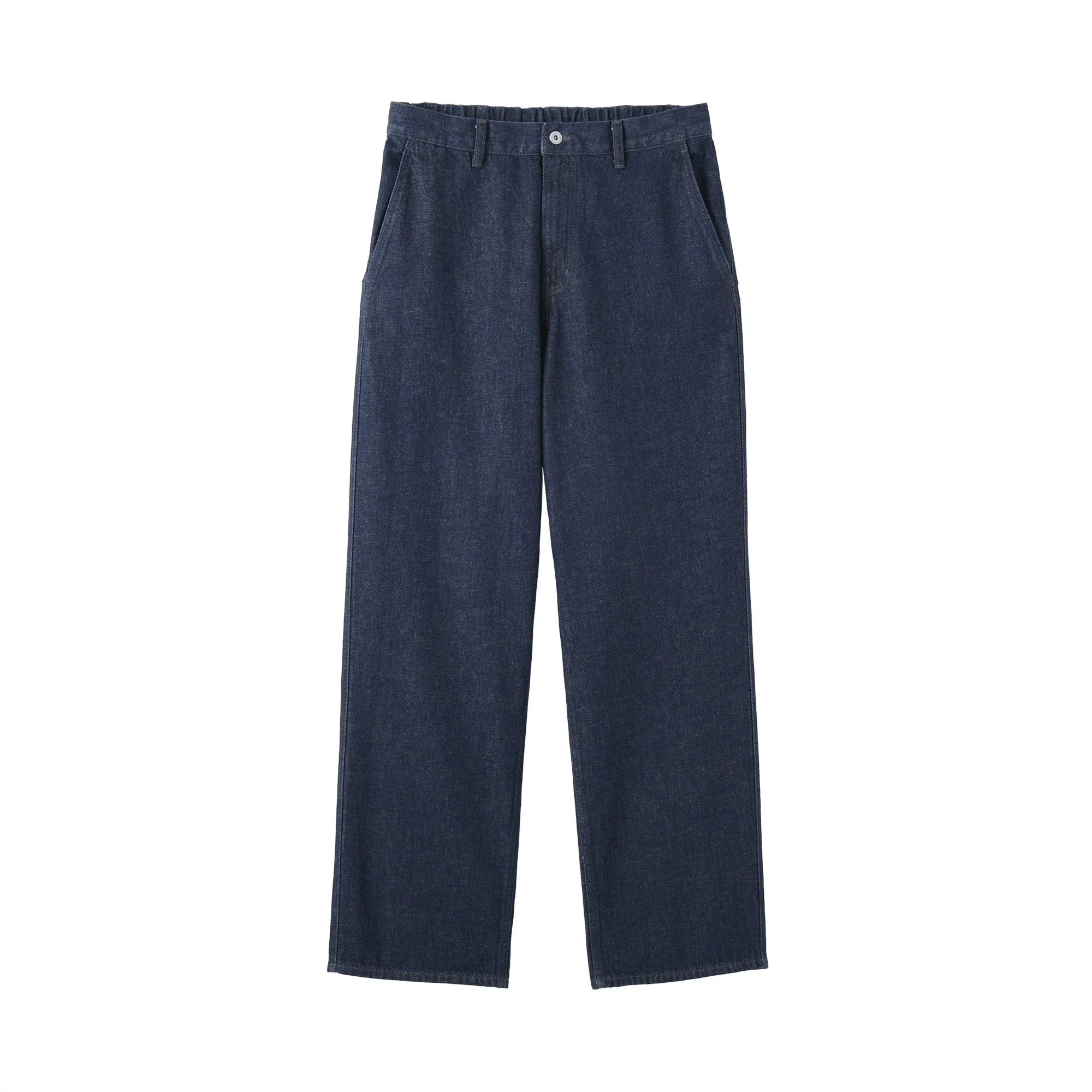 Kapok Blend Denim Wide Pants - Image 11