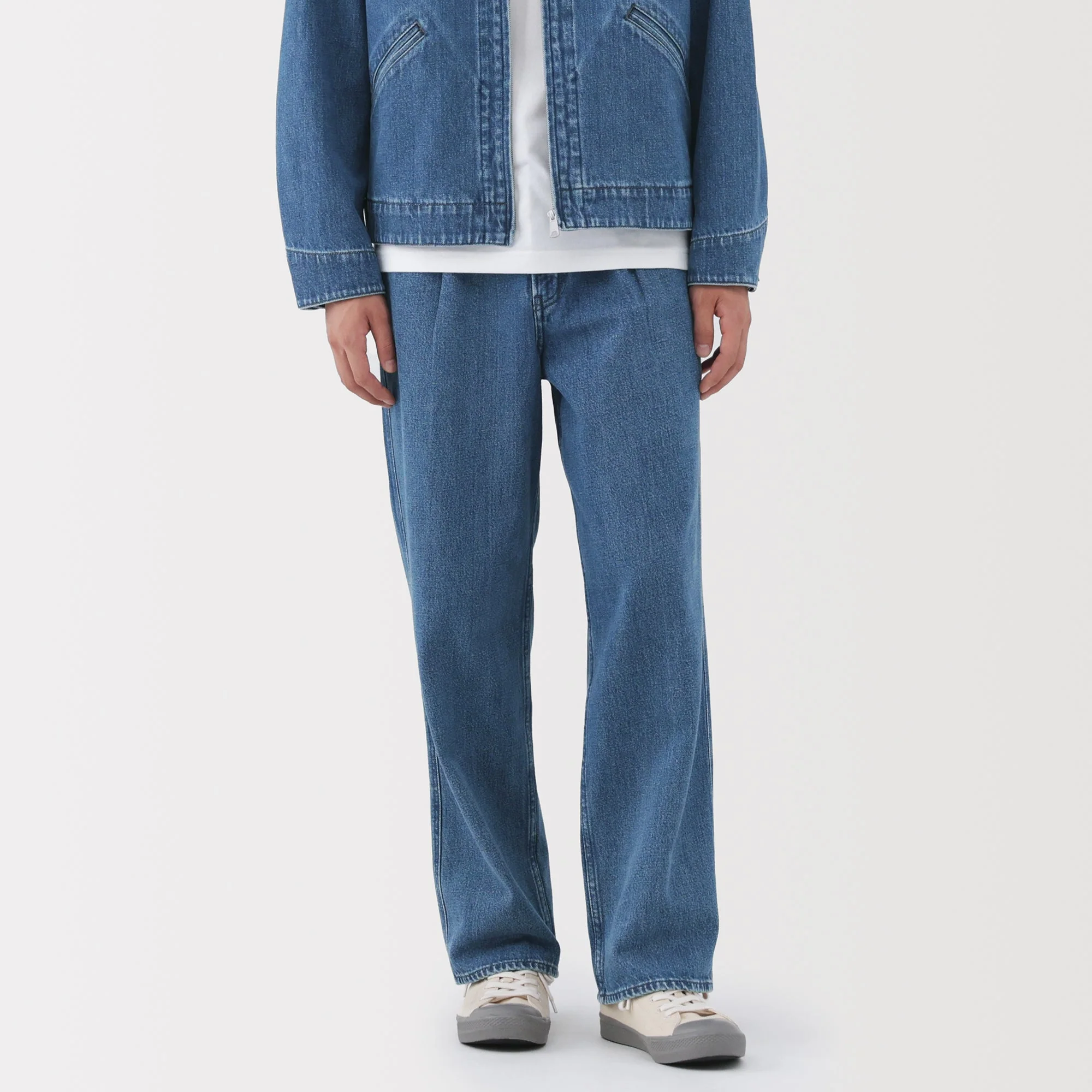 Kapok Blend Denim Work Trousers - Image 12