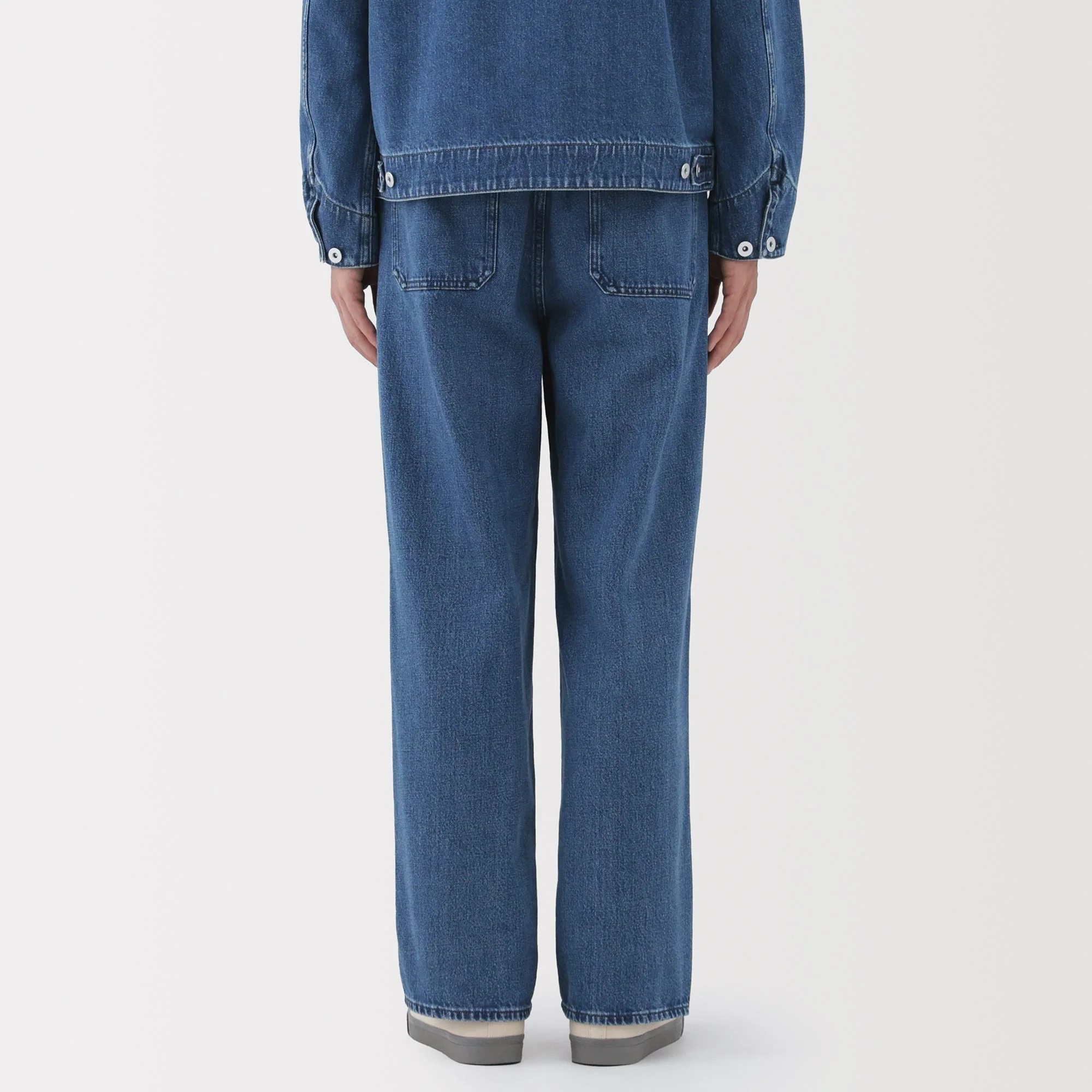 Kapok Blend Denim Work Trousers - Image 15