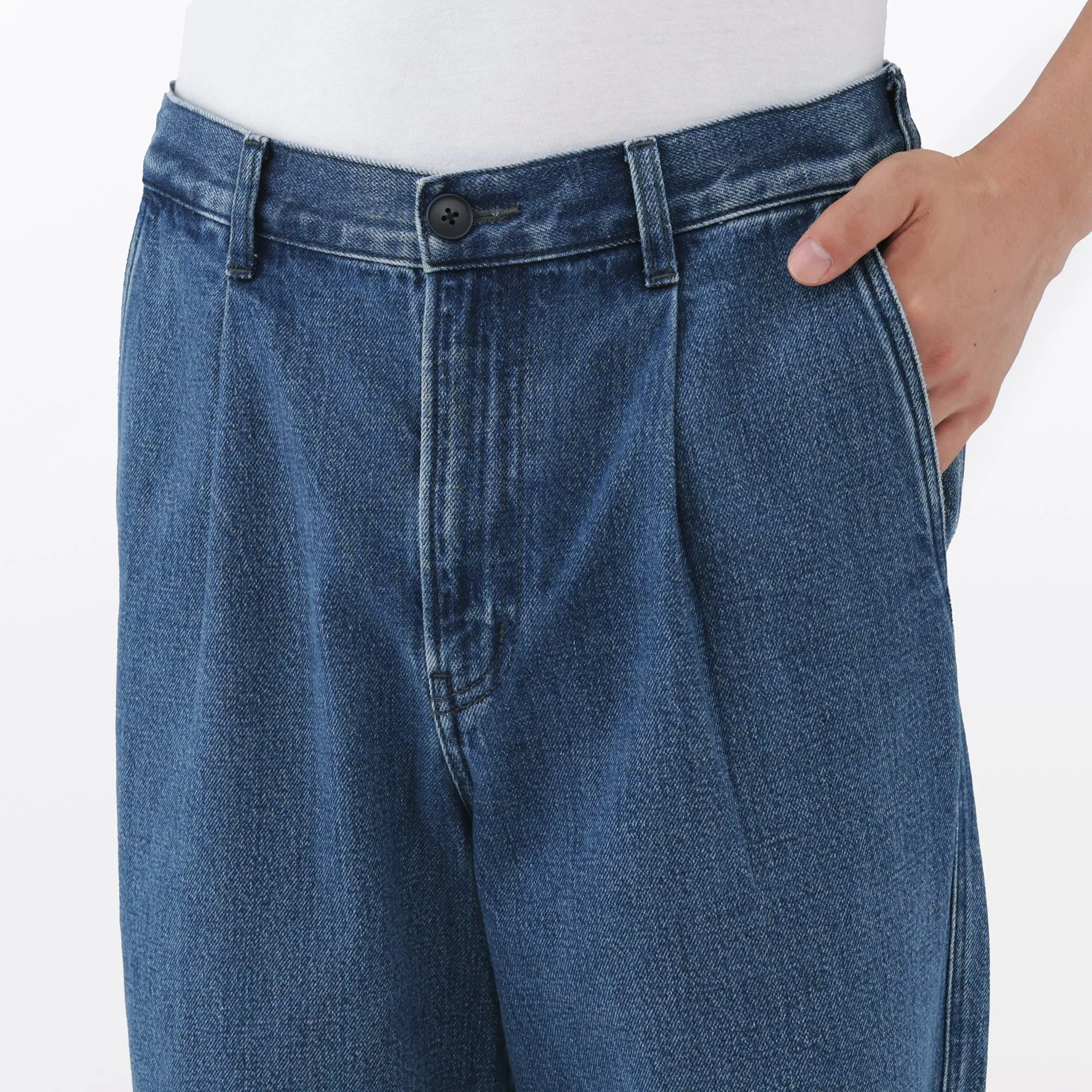 Kapok Blend Denim Work Trousers - Image 16