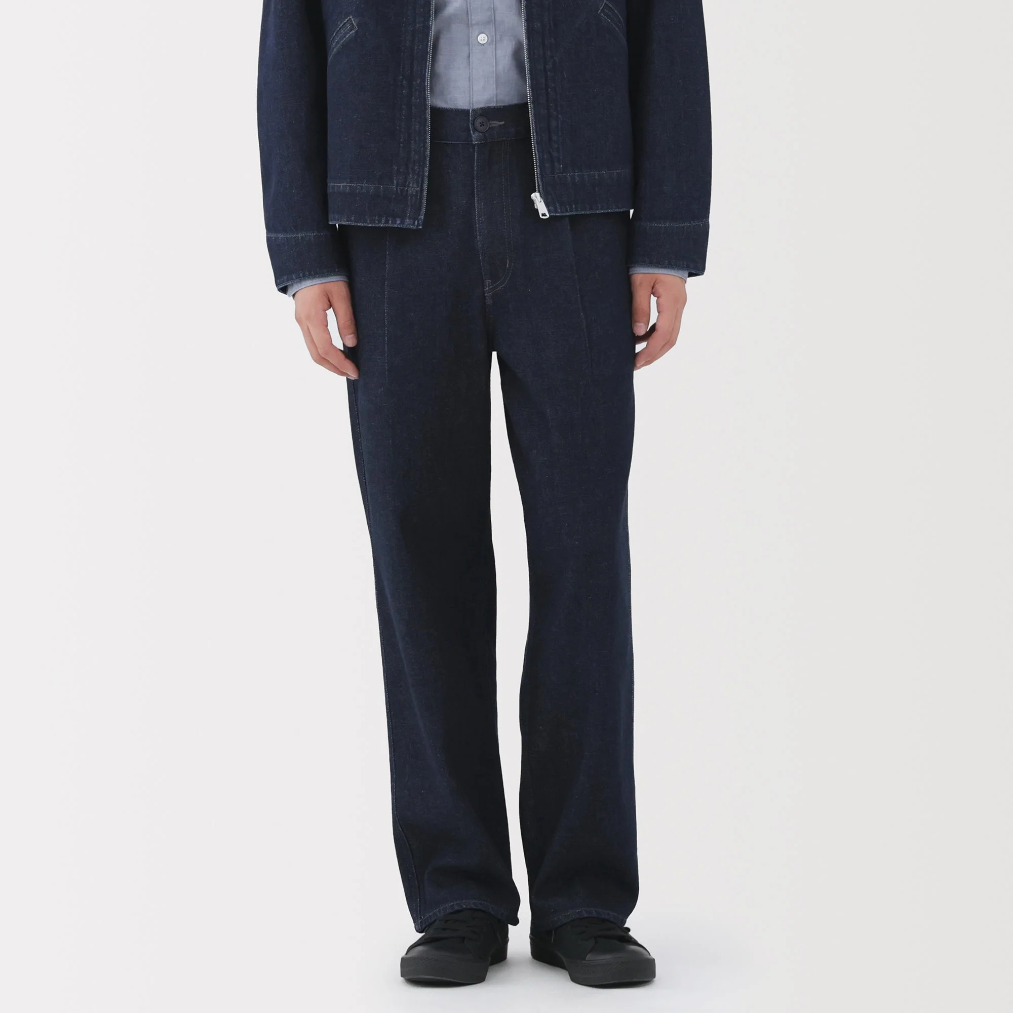Kapok Blend Denim Work Trousers - Image 3