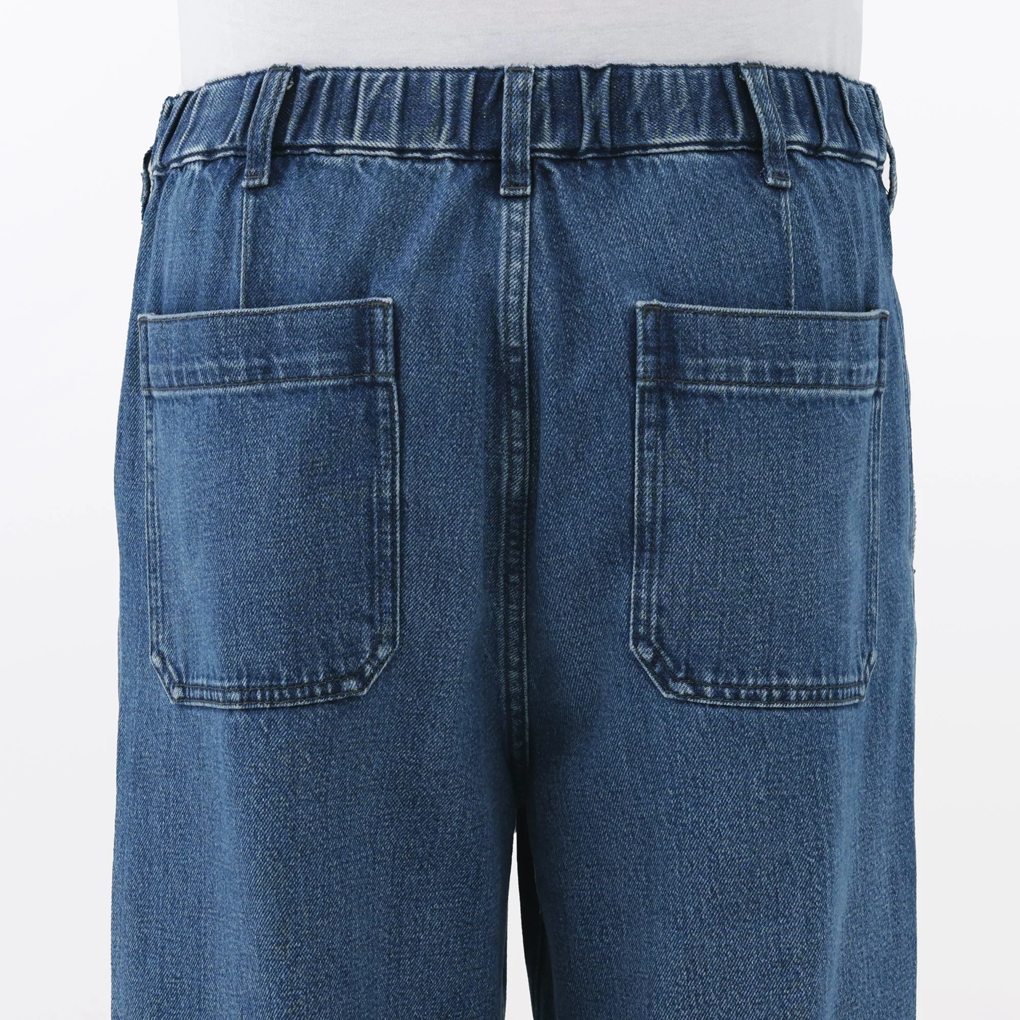 Kapok Blend Denim Work Trousers - Image 8