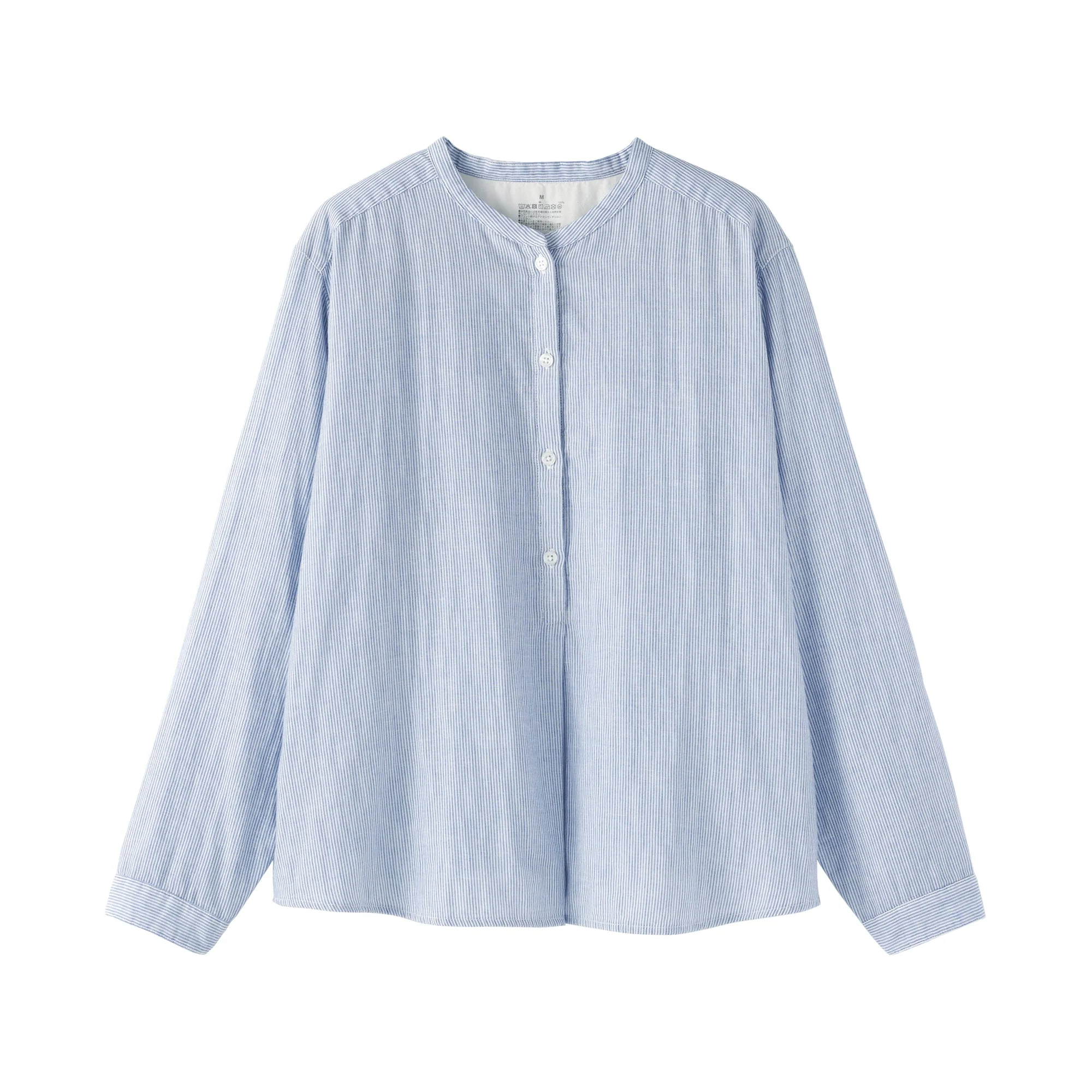 Kapok Blend Double Gauze Blouse - Image 11