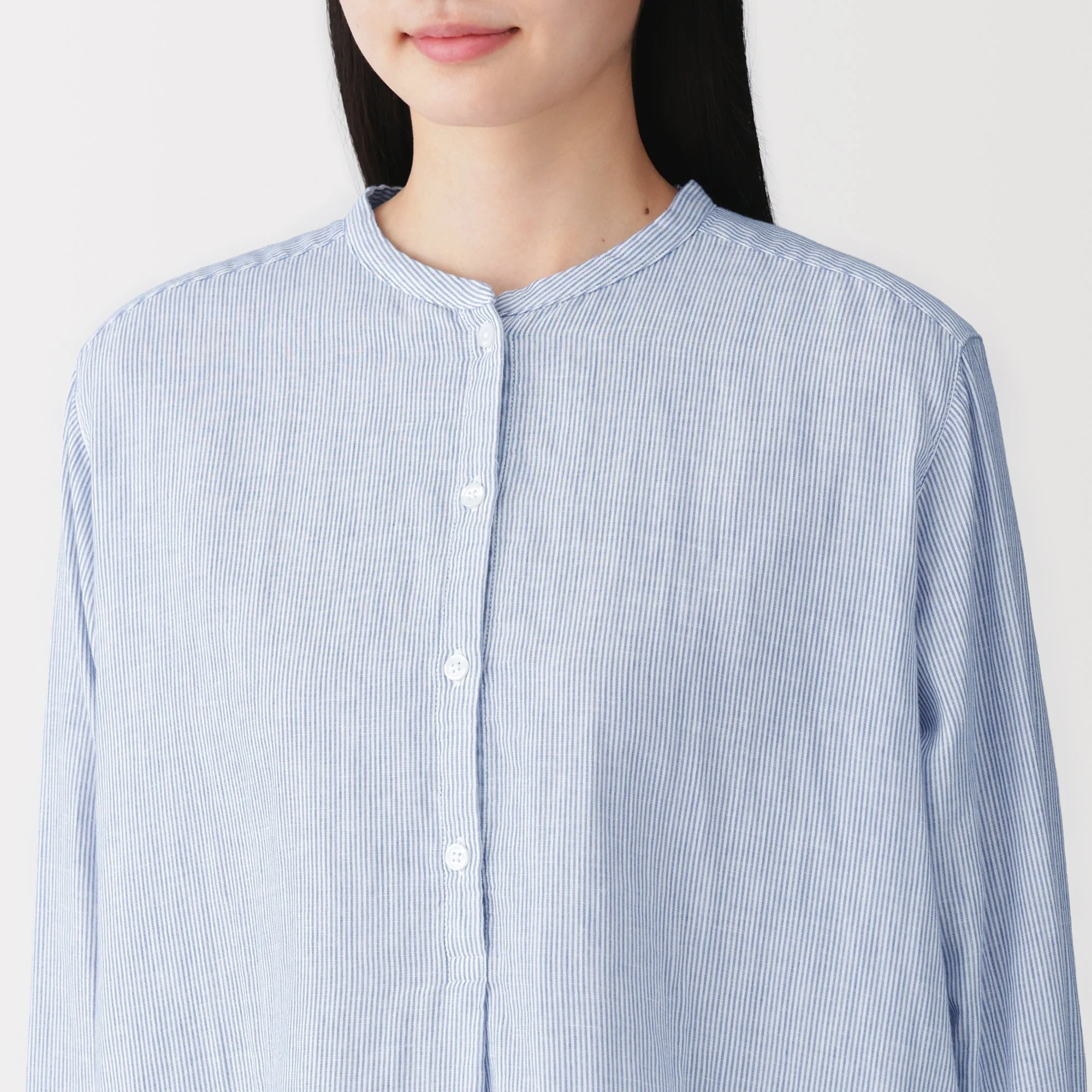 Kapok Blend Double Gauze Blouse - Image 17