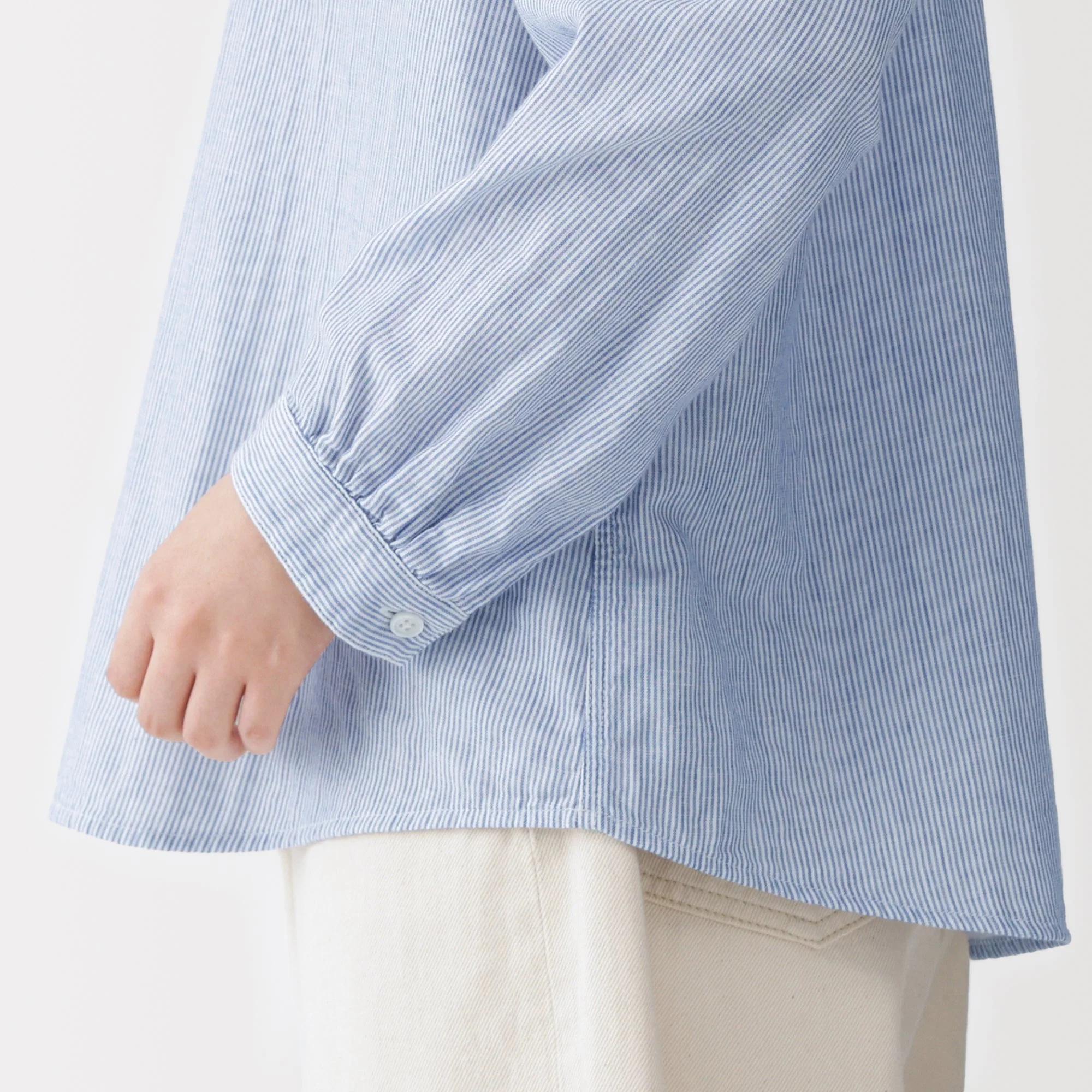 Kapok Blend Double Gauze Blouse - Image 35