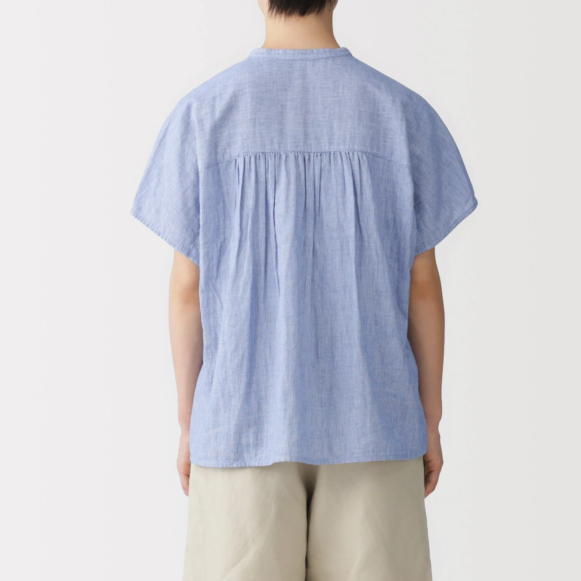 Kapok Blend Double Gauze Blouse - Image 6