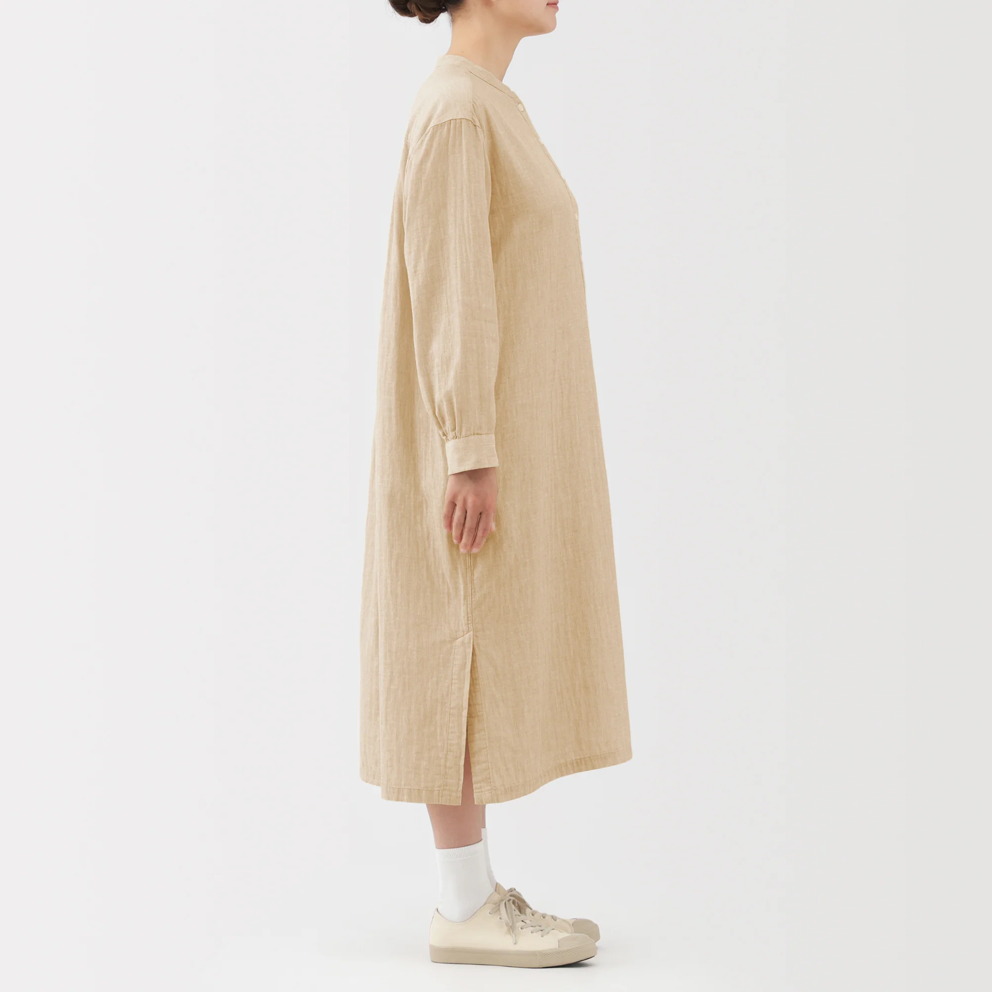 Kapok Blend Double Gauze Dress - Image 13