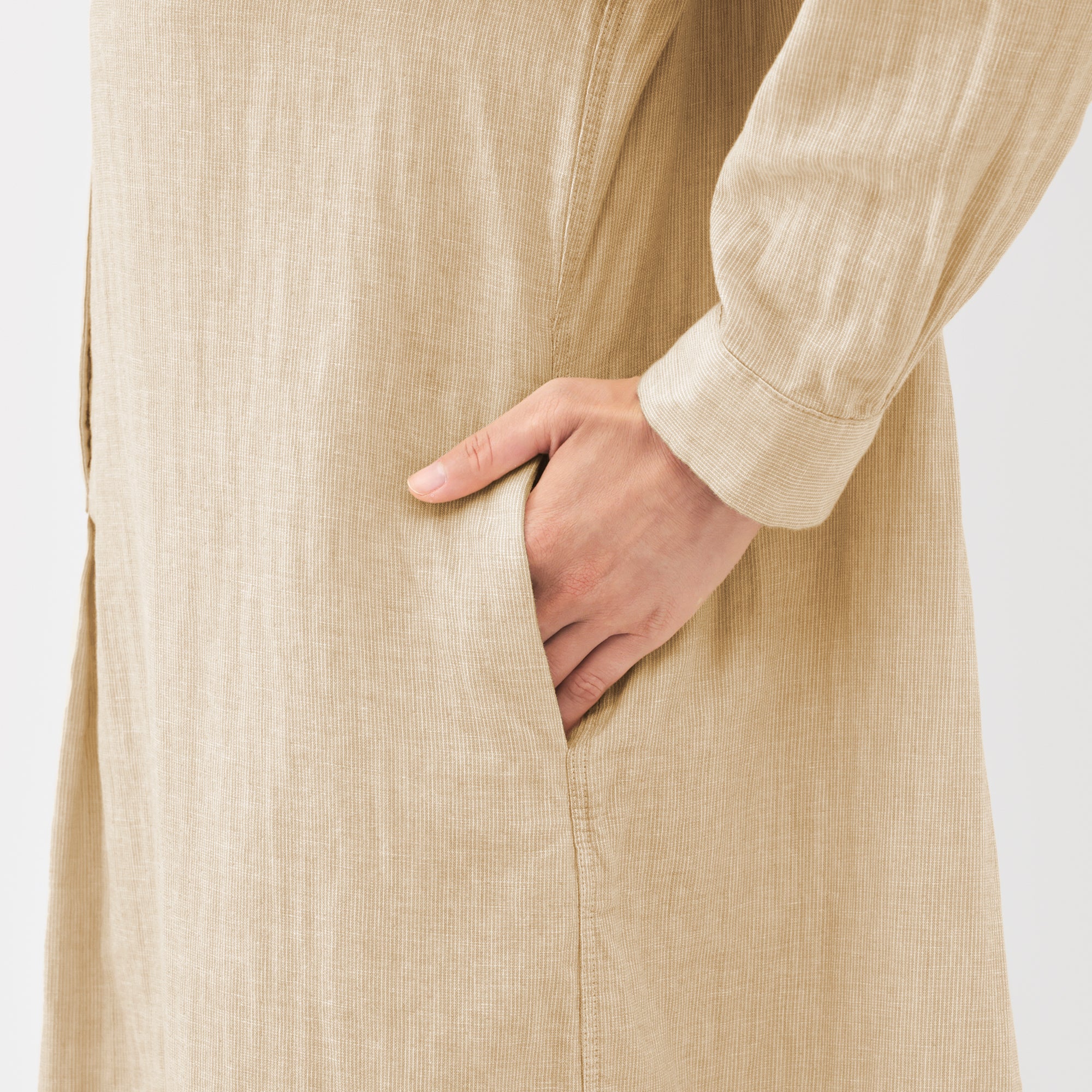 Kapok Blend Double Gauze Dress - Image 16