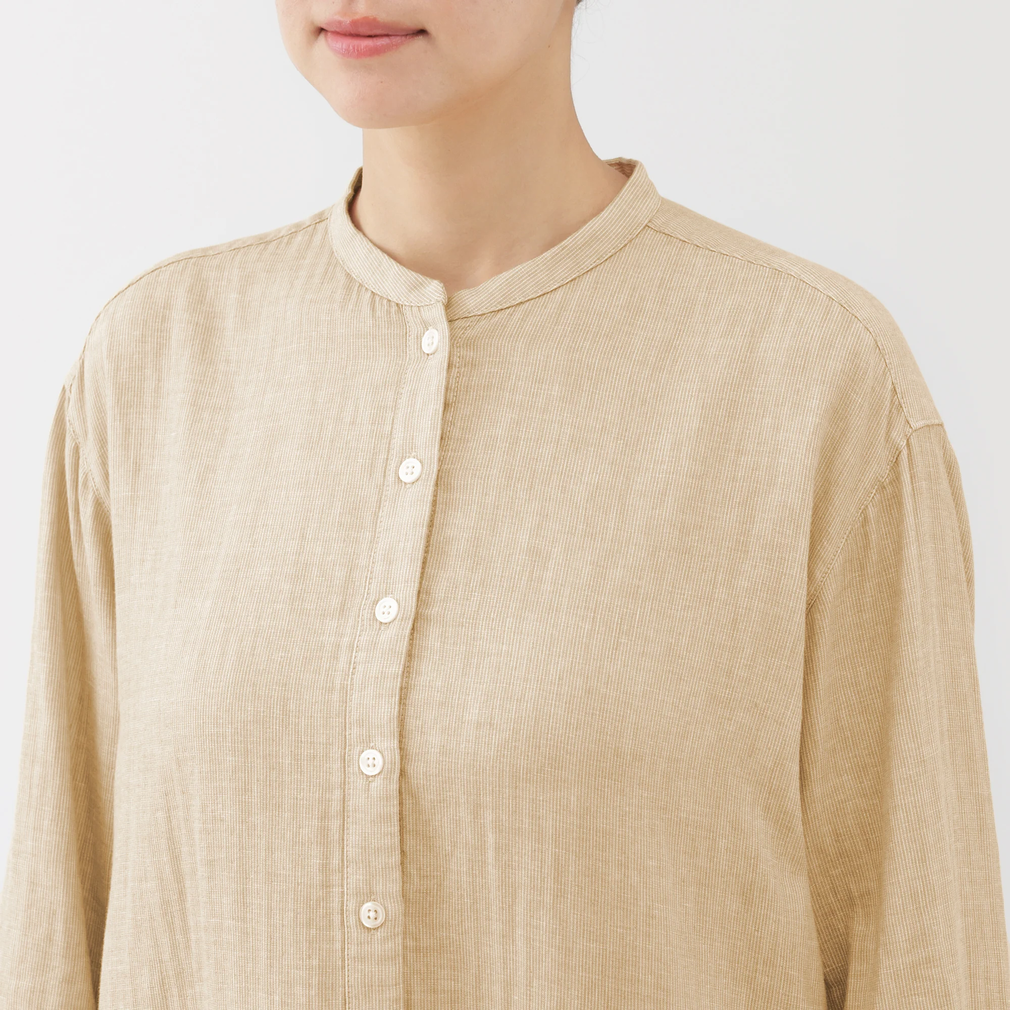 Kapok Blend Double Gauze Dress - Image 23