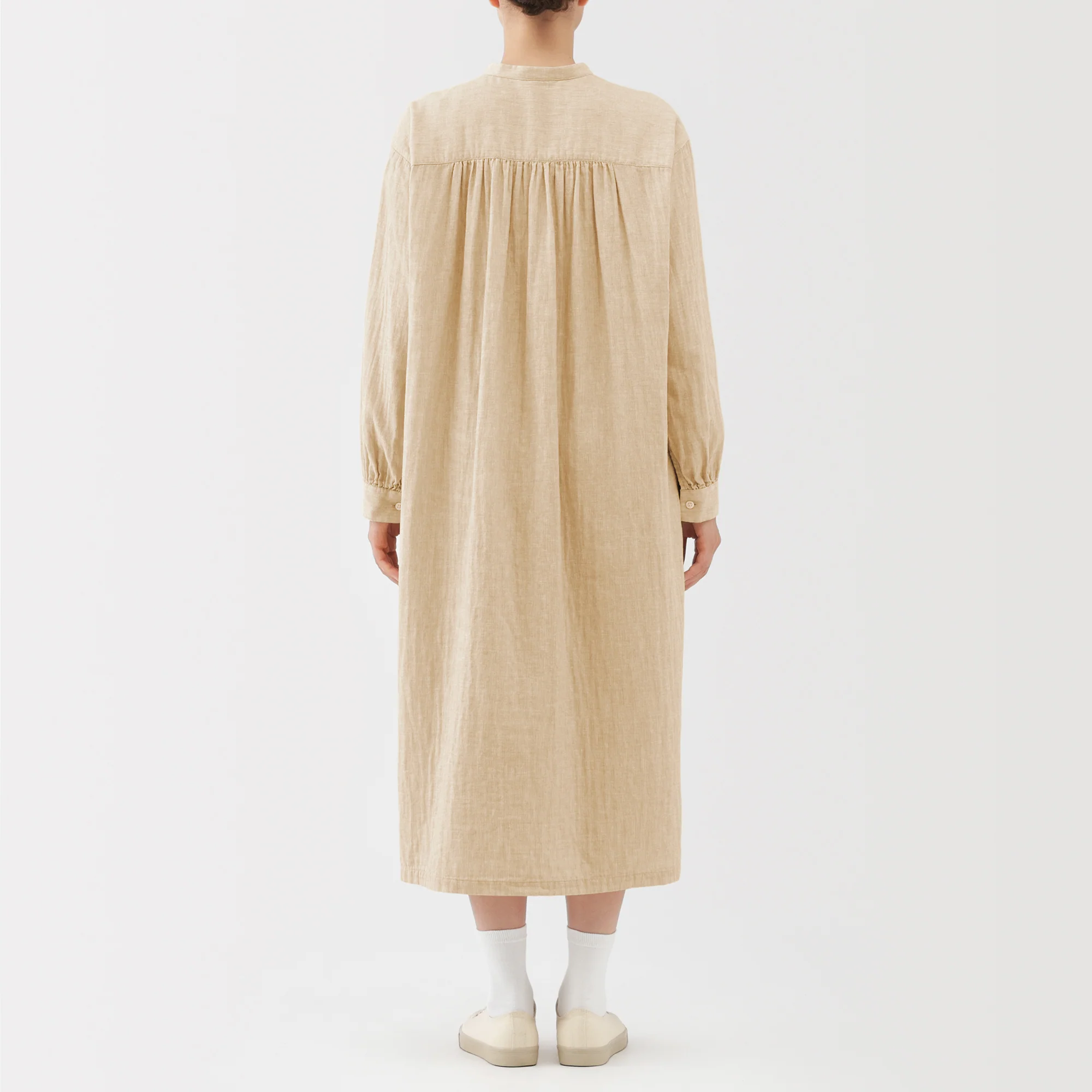 Kapok Blend Double Gauze Dress - Image 6