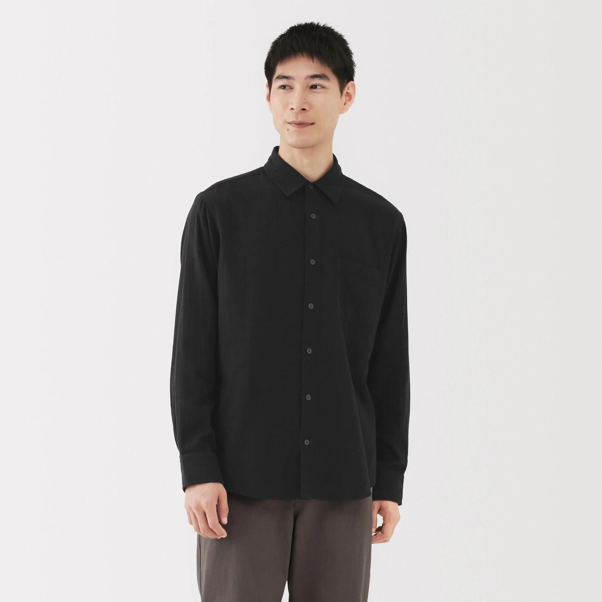 Kapok Blend Double Gauze Shirt - Image 12