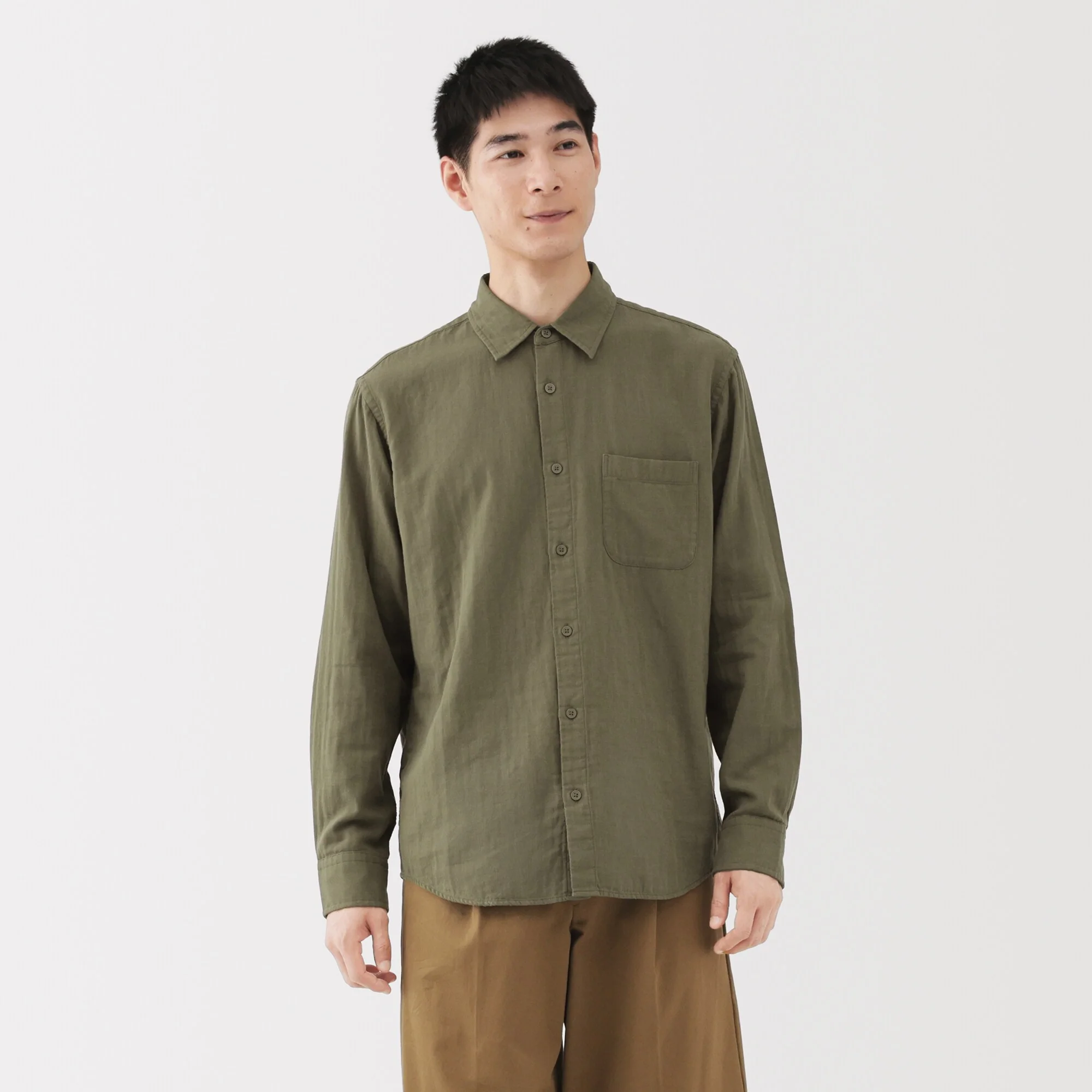 Kapok Blend Double Gauze Shirt - Image 3