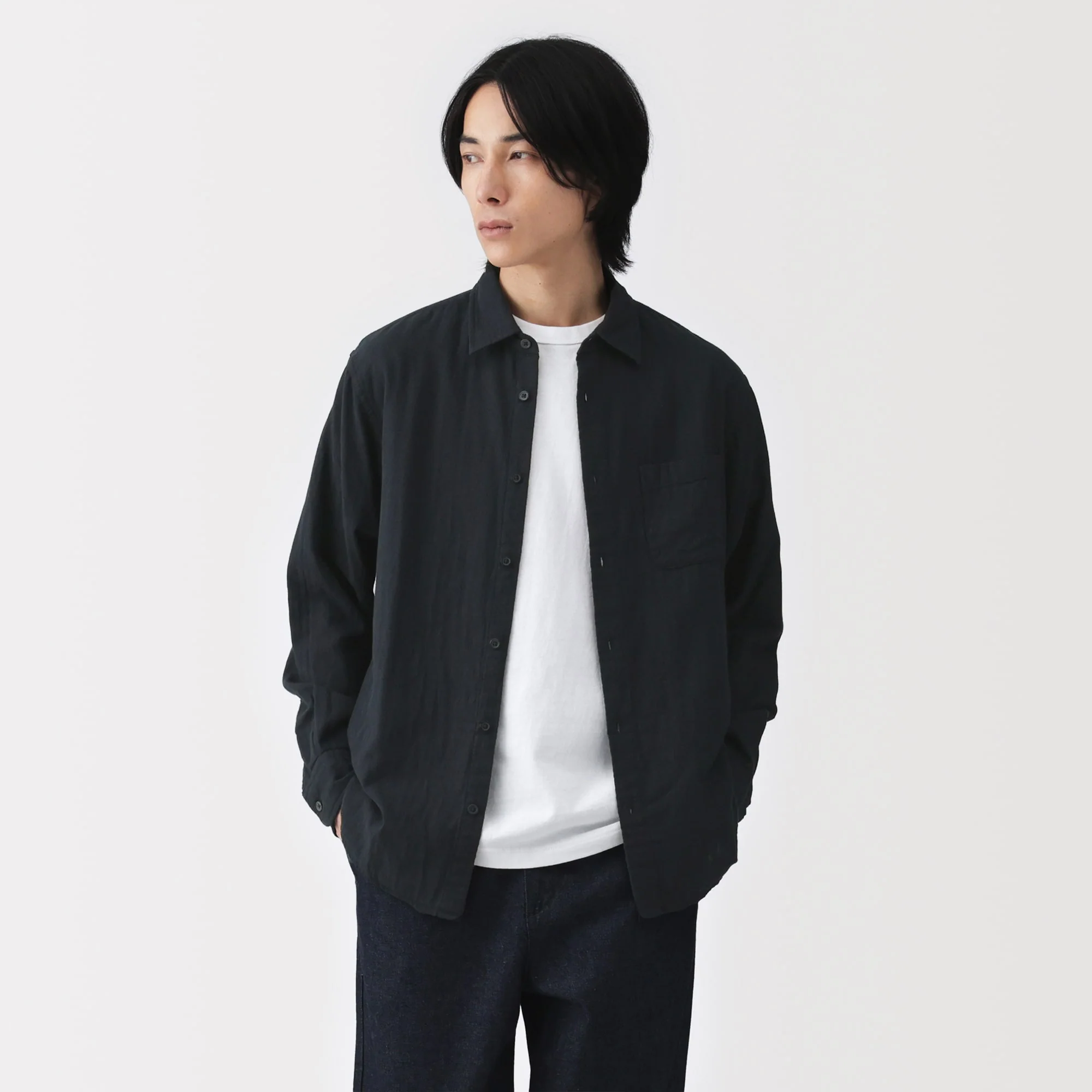 Kapok Blend Double Gauze Shirt