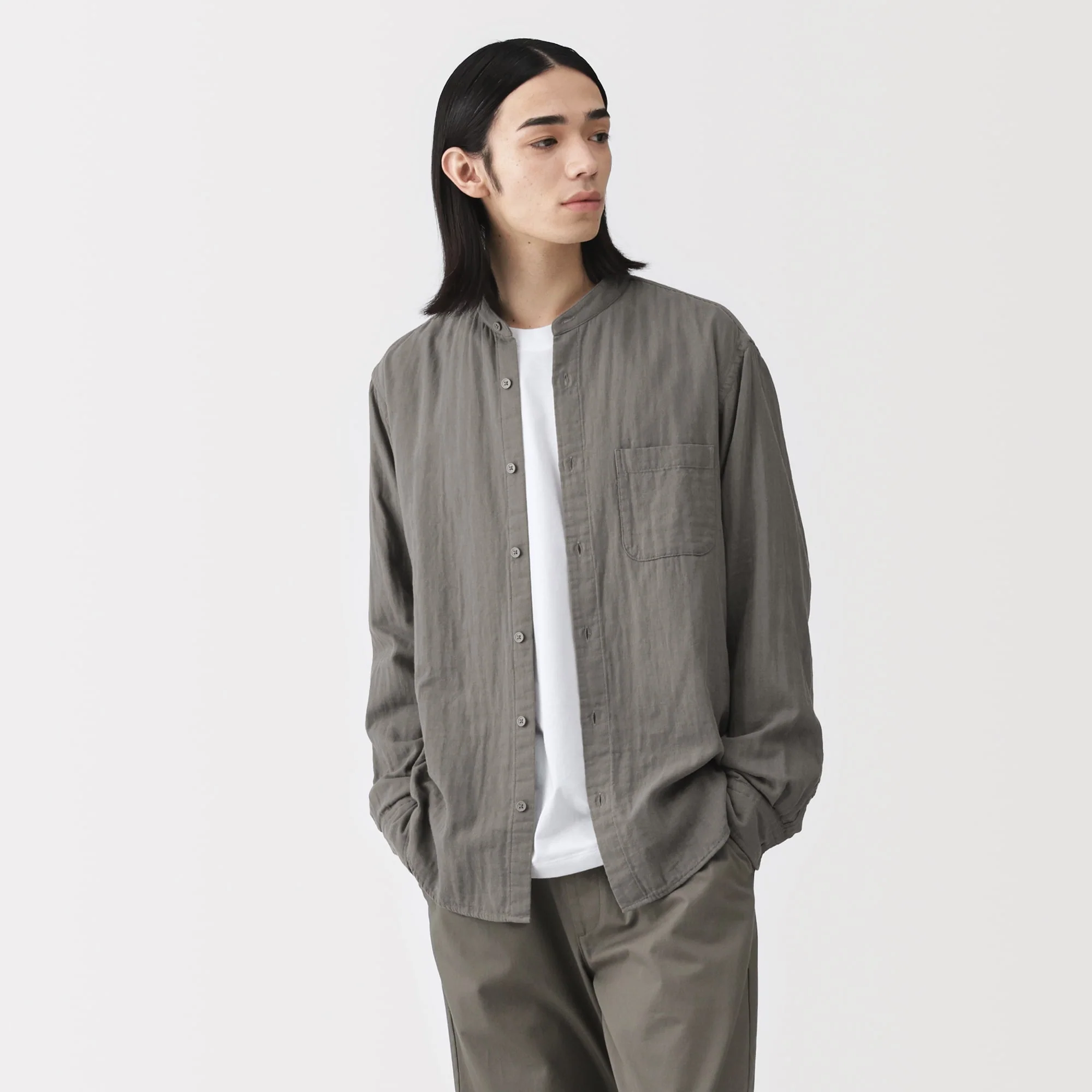 Kapok Blend Double Gauze Shirt