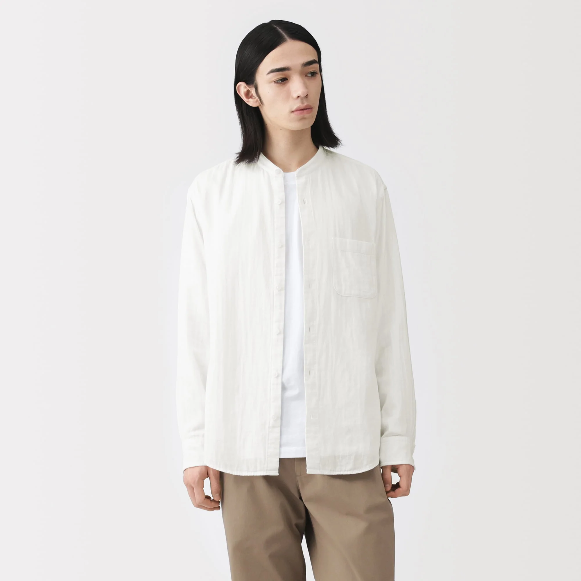 Kapok Blend Double Gauze Shirt - Image 12