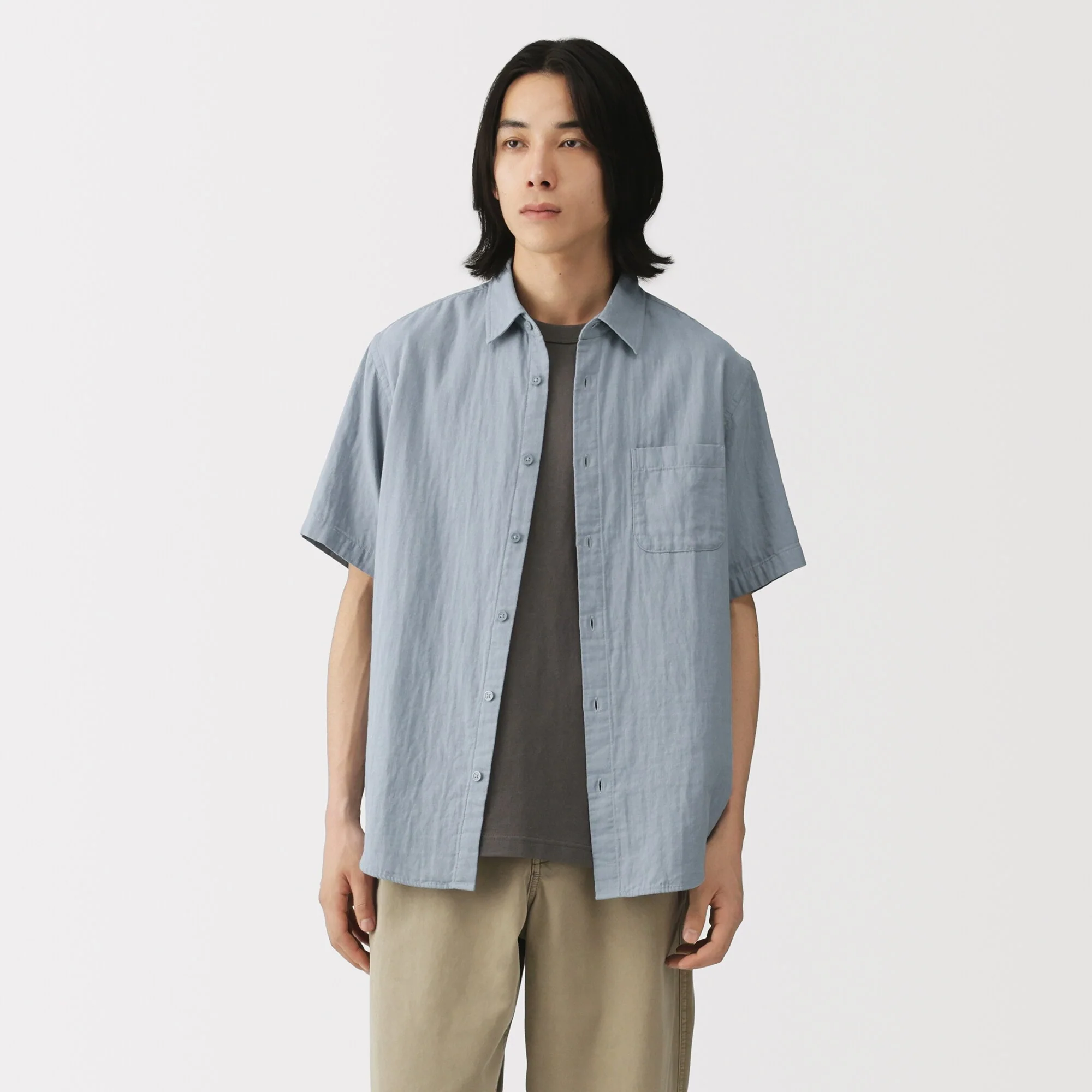 Kapok Blend Double Gauze Shirt