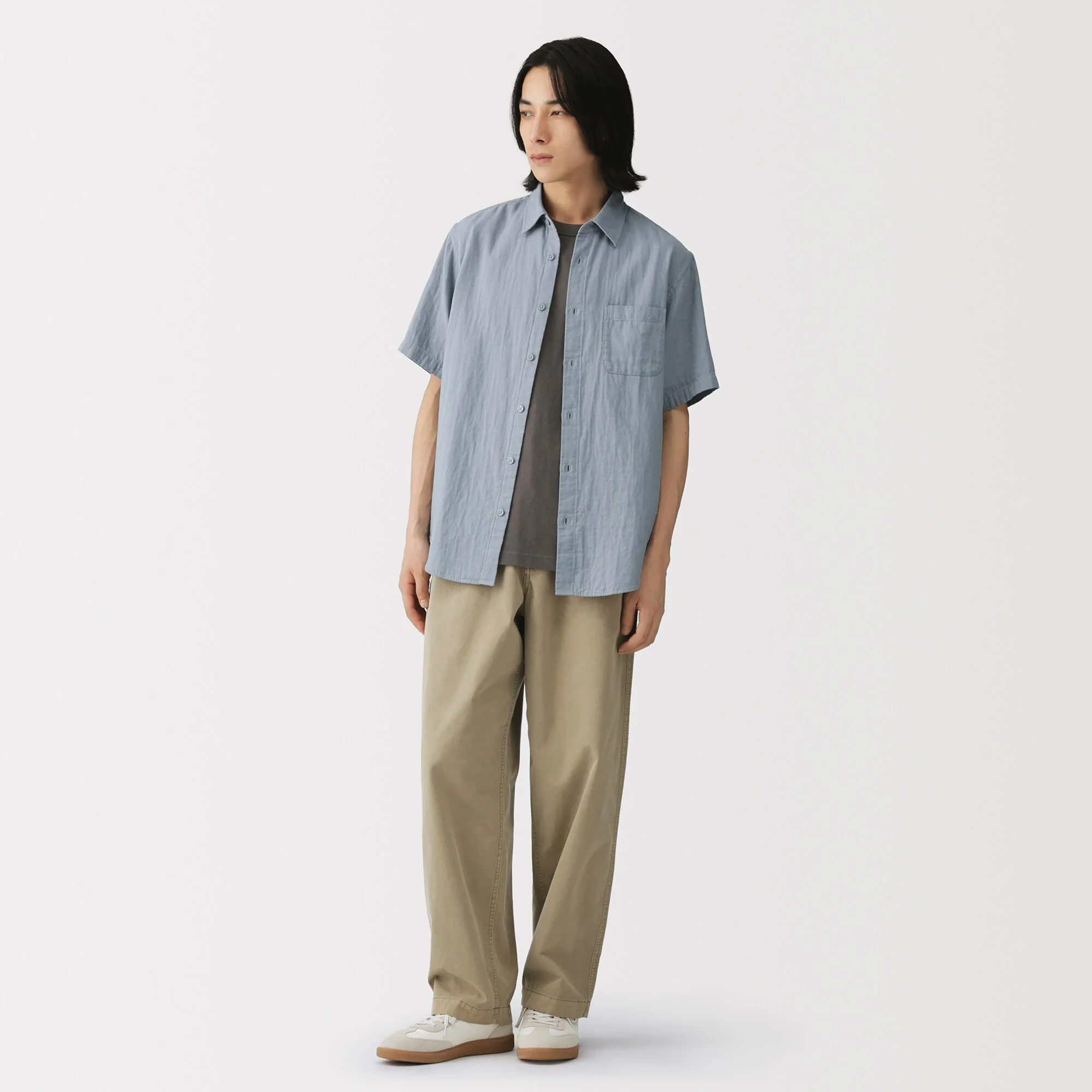 Kapok Blend Double Gauze Shirt - Image 4