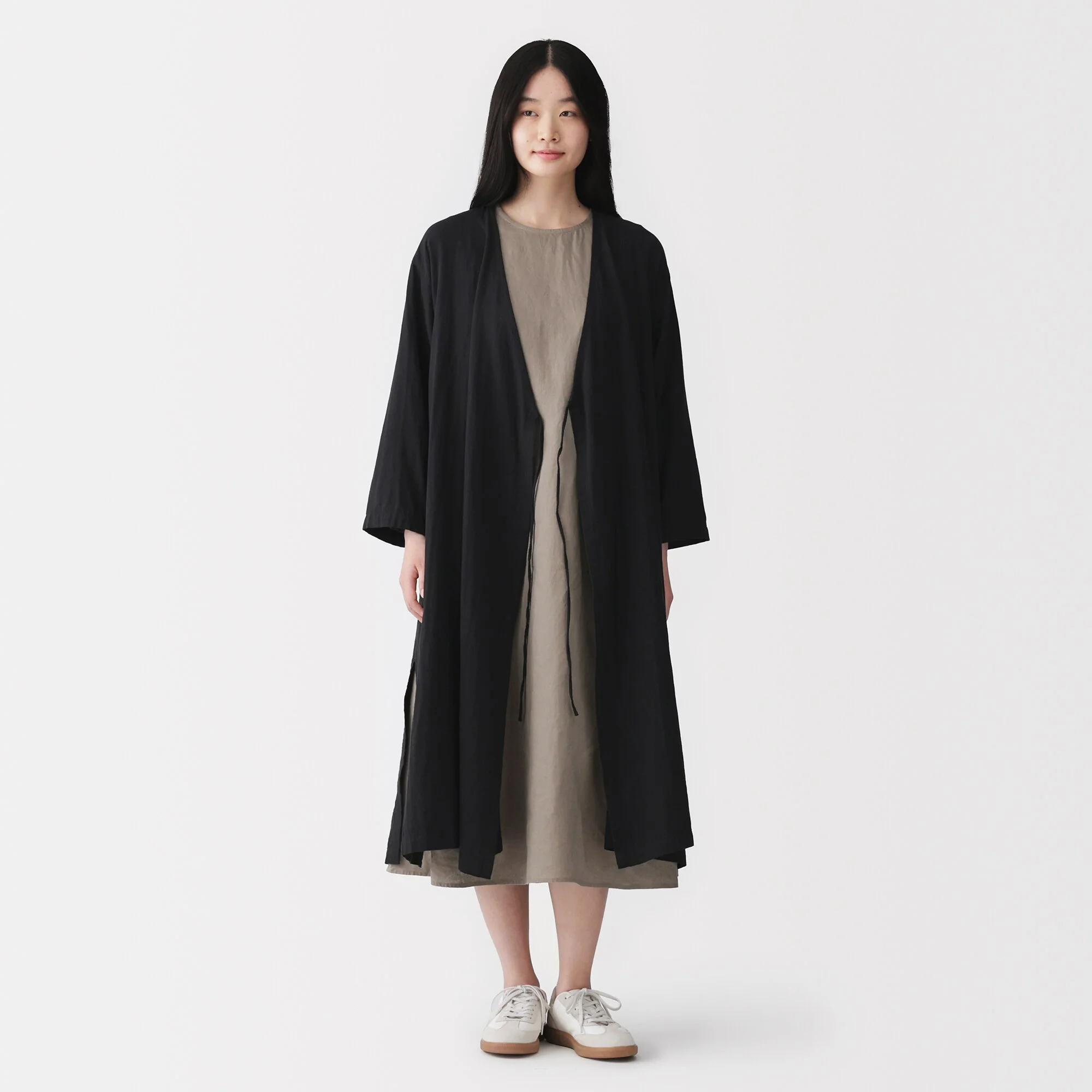 Kapok Blend Double Gauze Wrap Dress - Image 12