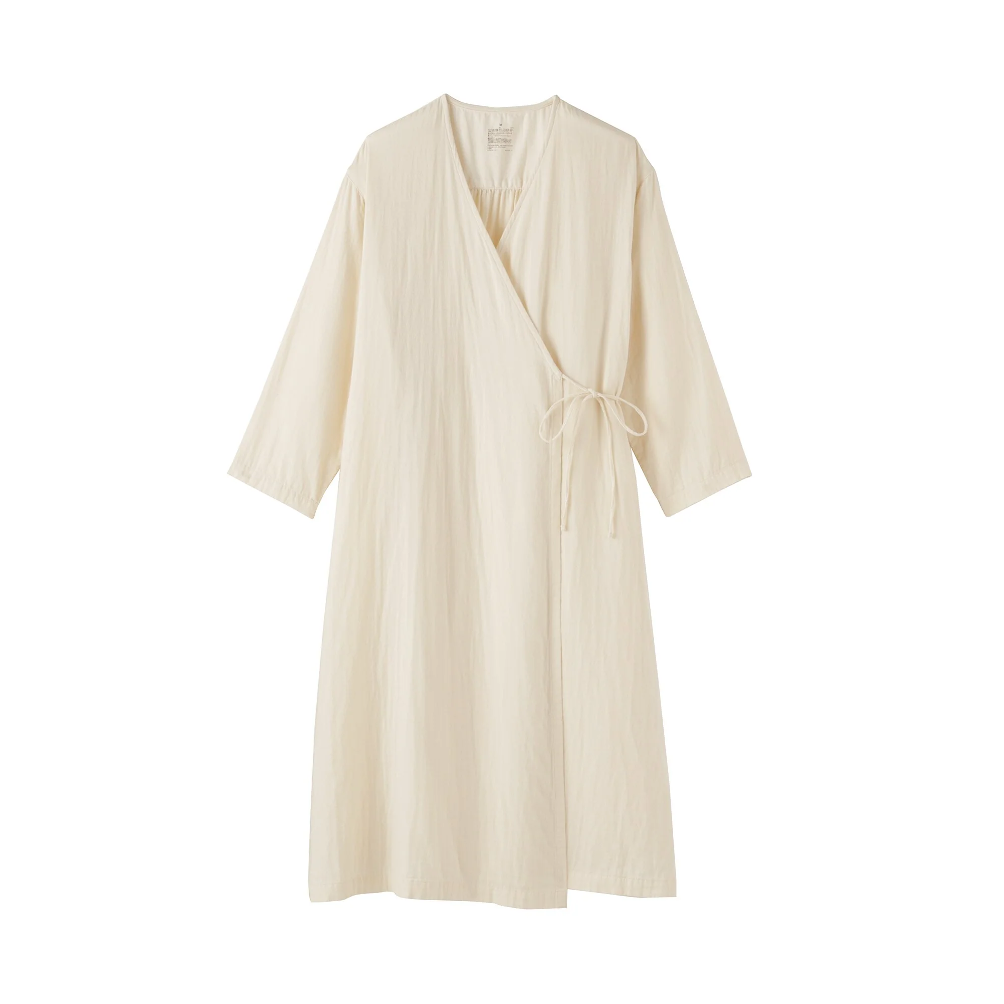 Kapok Blend Double Gauze Wrap Dress - Image 18