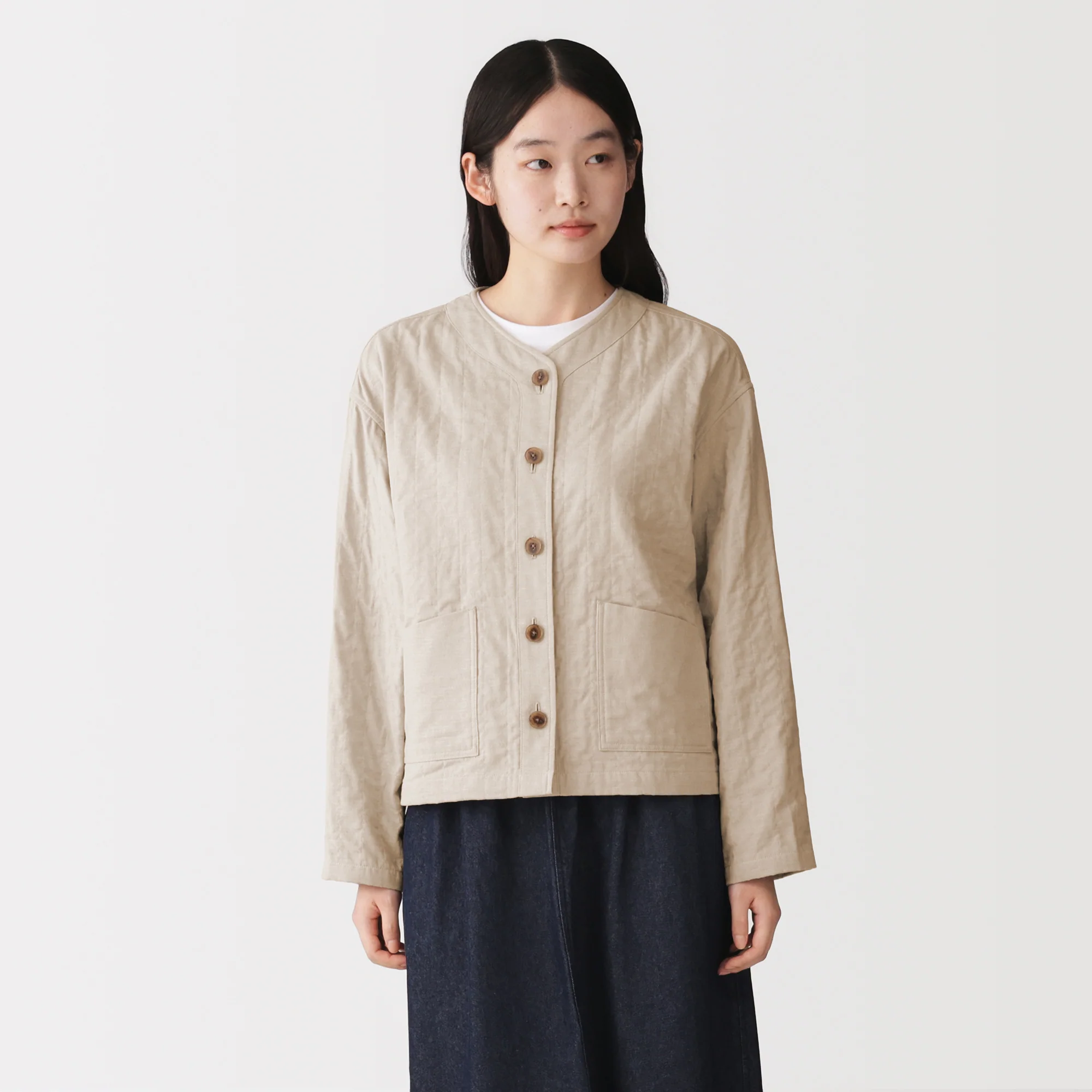 Kapok Blend Quilted Jacket - Image 12