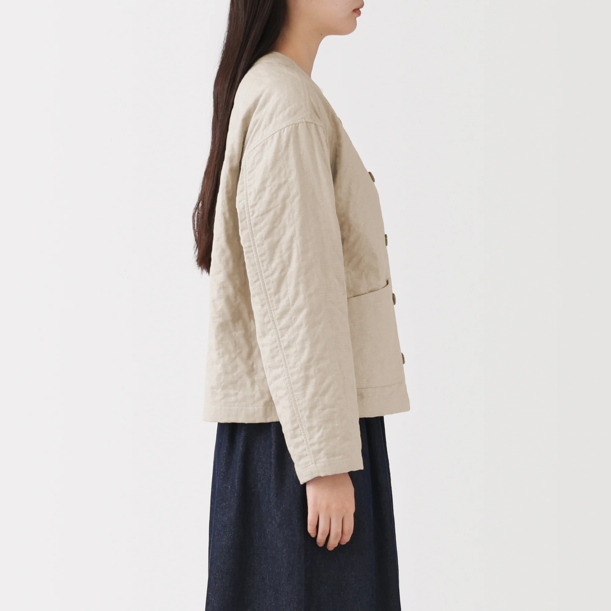 Kapok Blend Quilted Jacket - Image 14