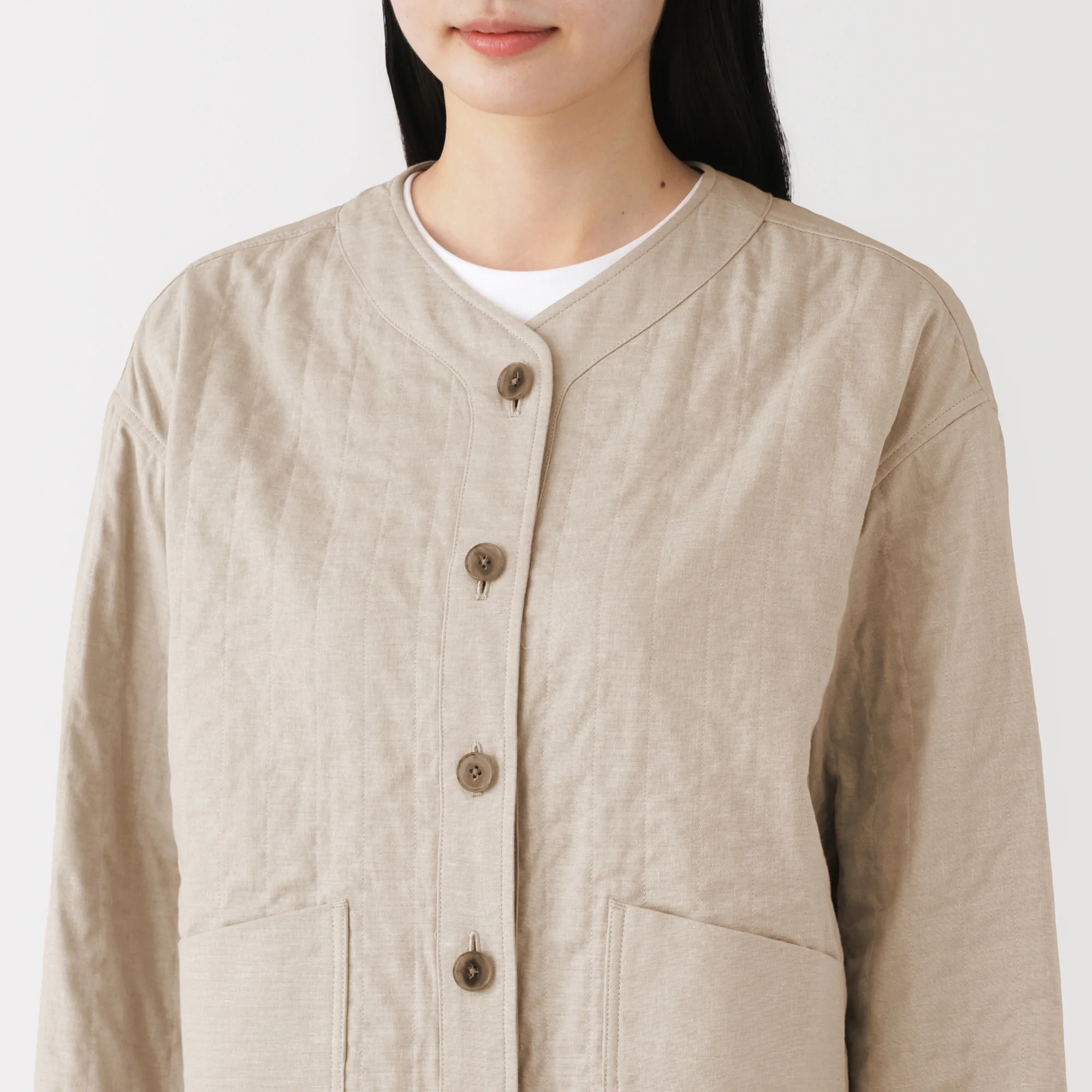 Kapok Blend Quilted Jacket - Image 16
