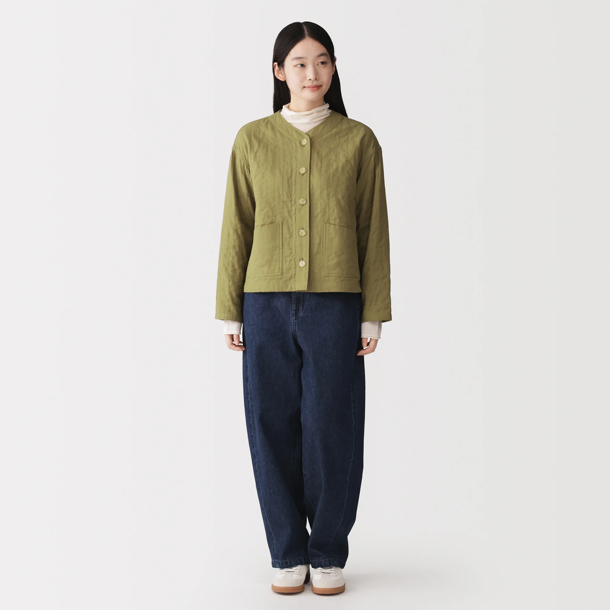 Kapok Blend Quilted Jacket - Image 4