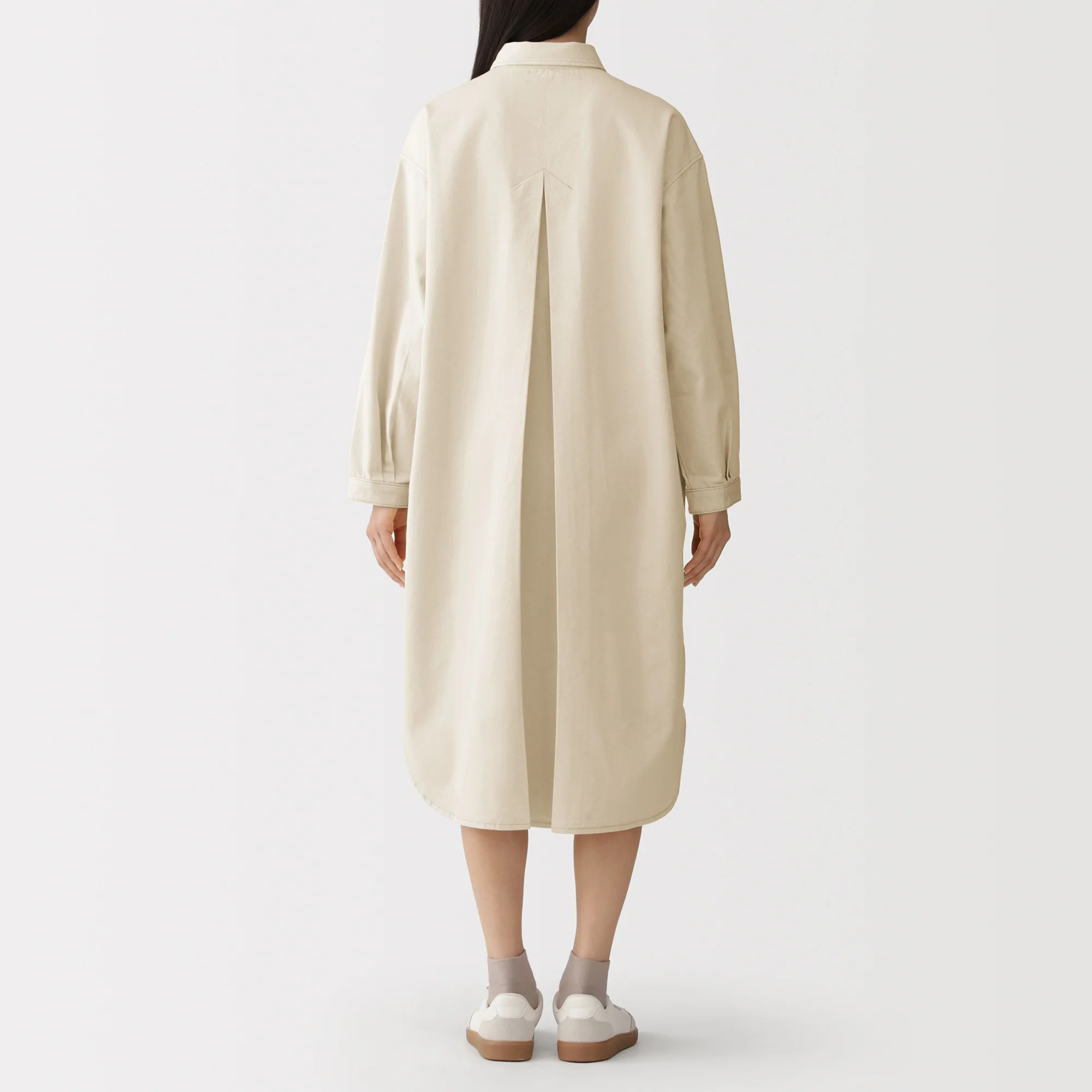 Kapok Blend Twill Dress - Image 5