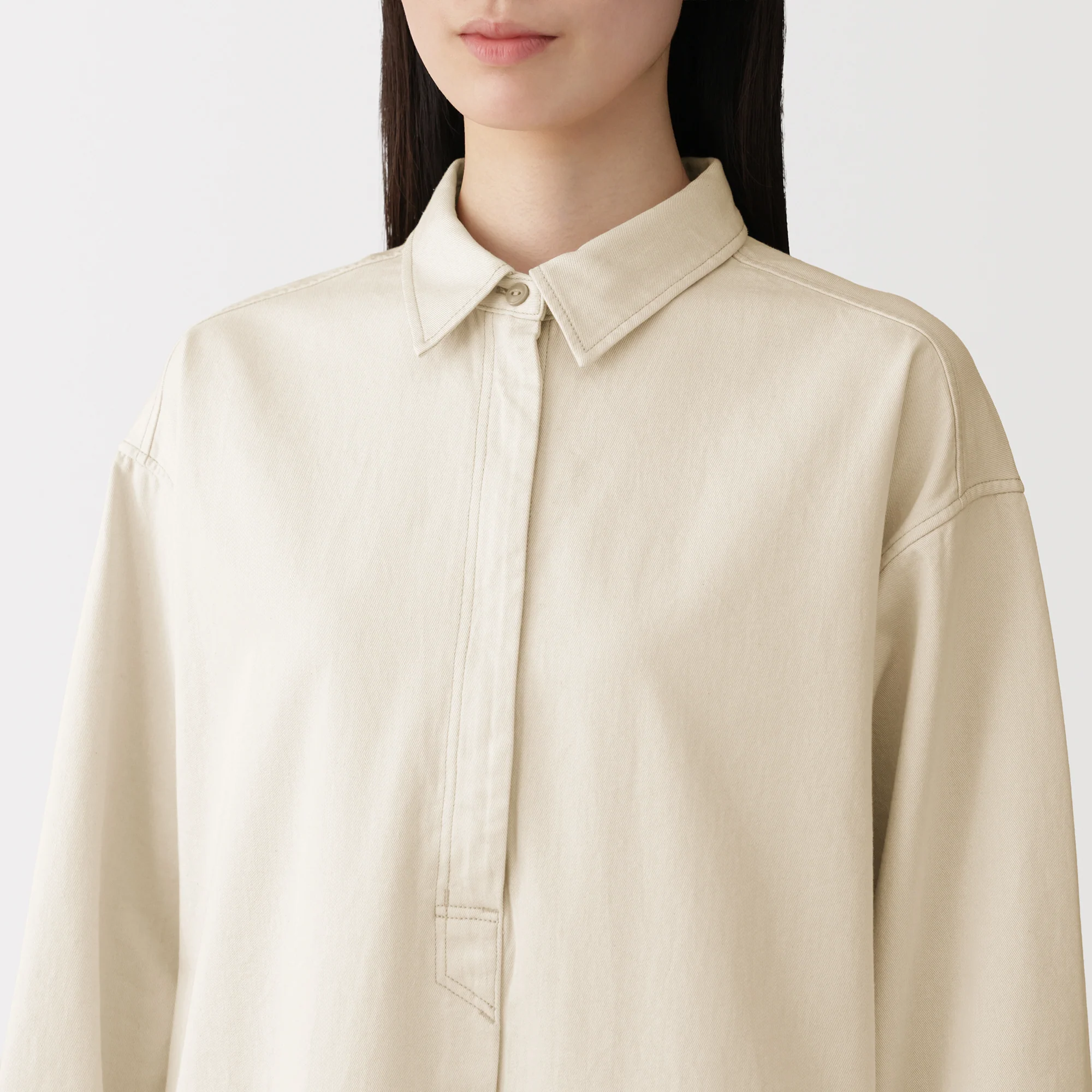 Kapok Blend Twill Dress - Image 6
