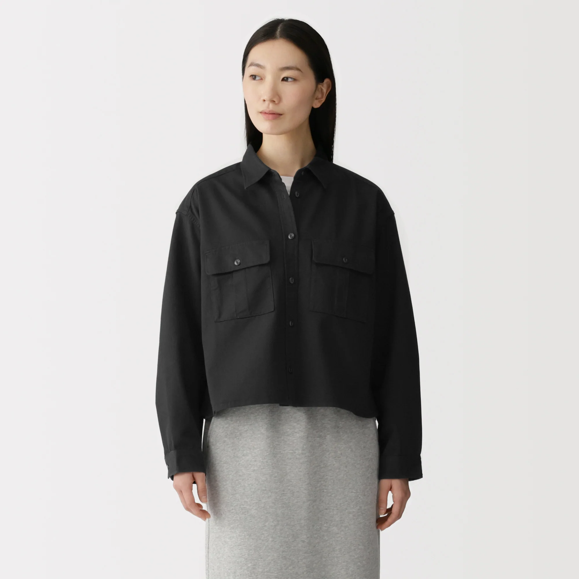 Kapok Blend Twill Shirt - Image 3