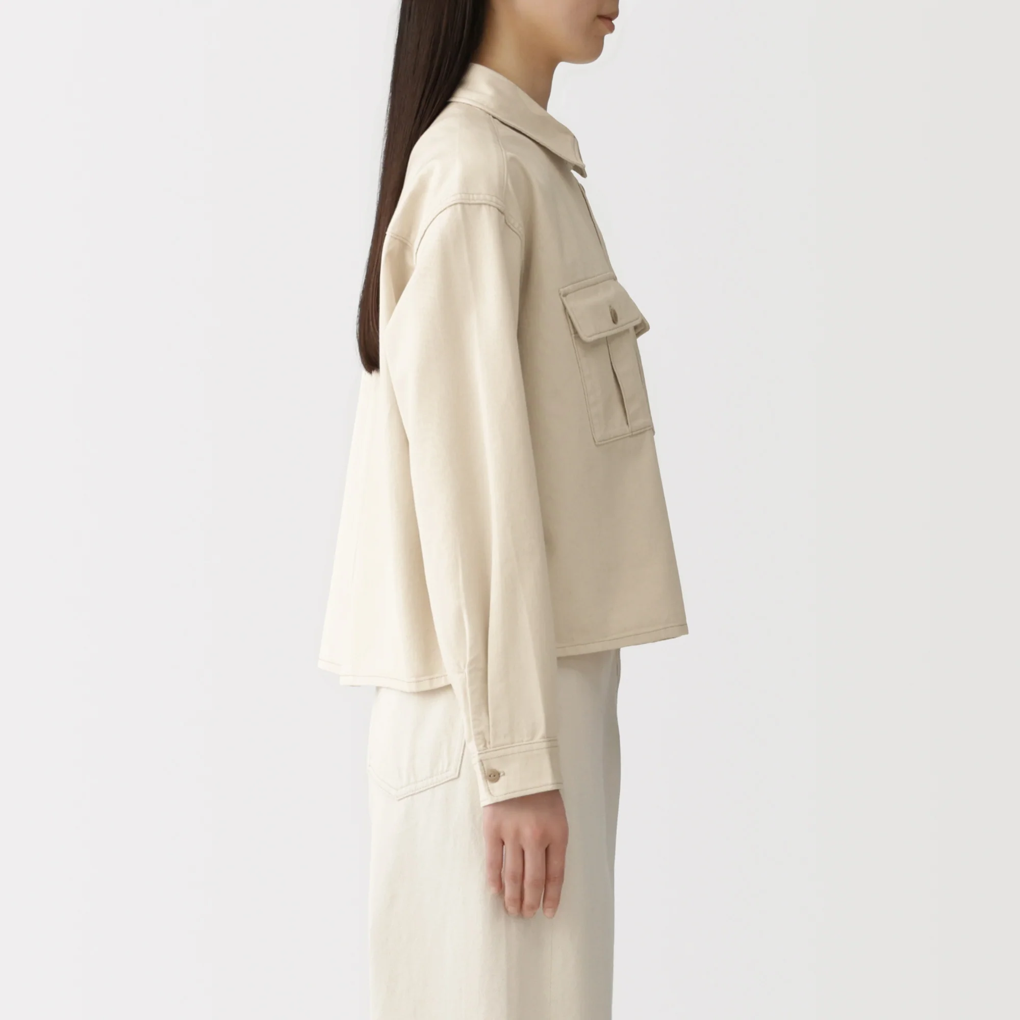 Kapok Blend Twill Shirt - Image 5