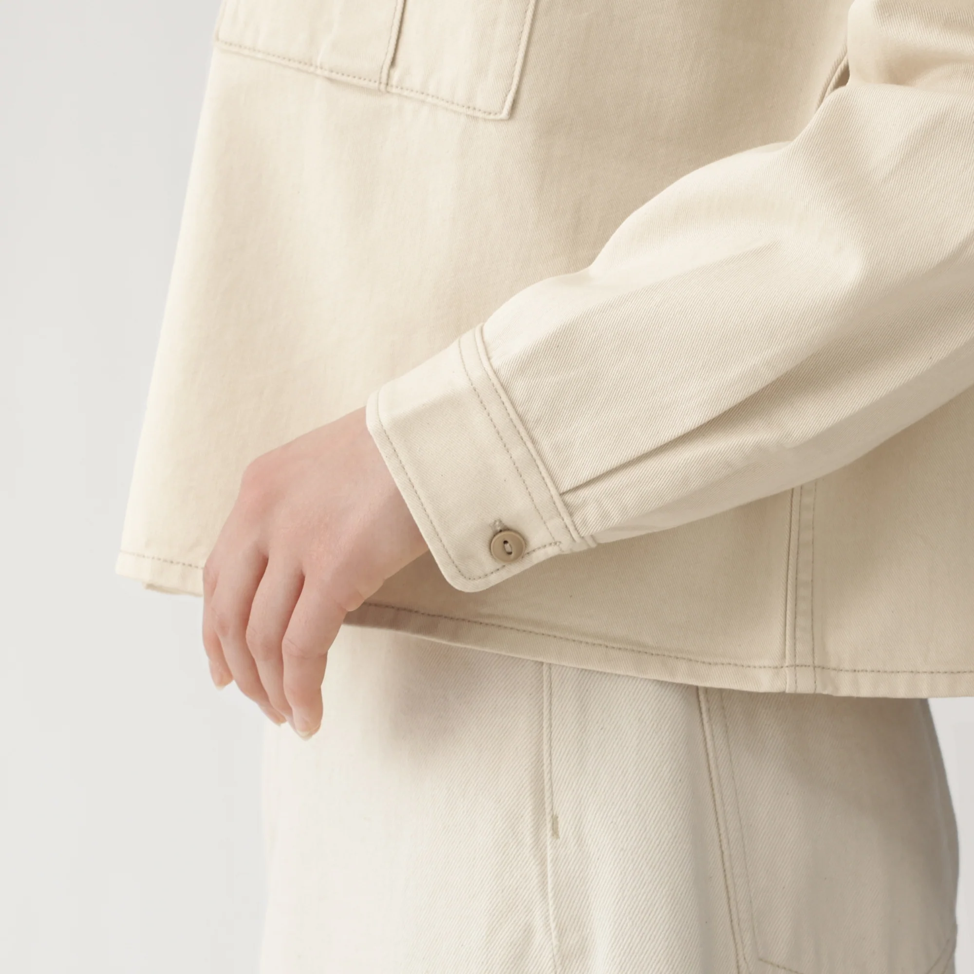 Kapok Blend Twill Shirt - Image 8
