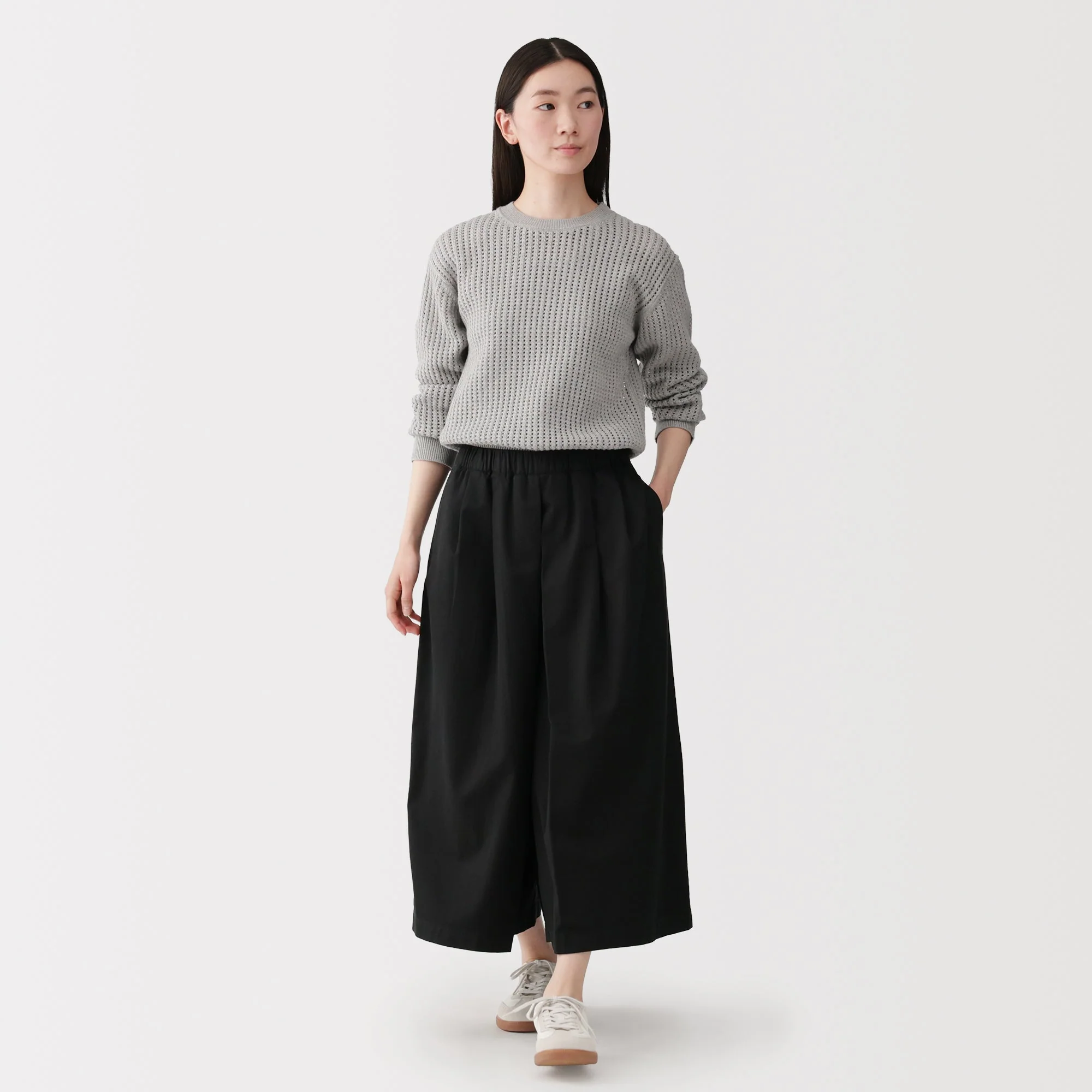 Kapok Blend Twill Skirt Pants - Image 12