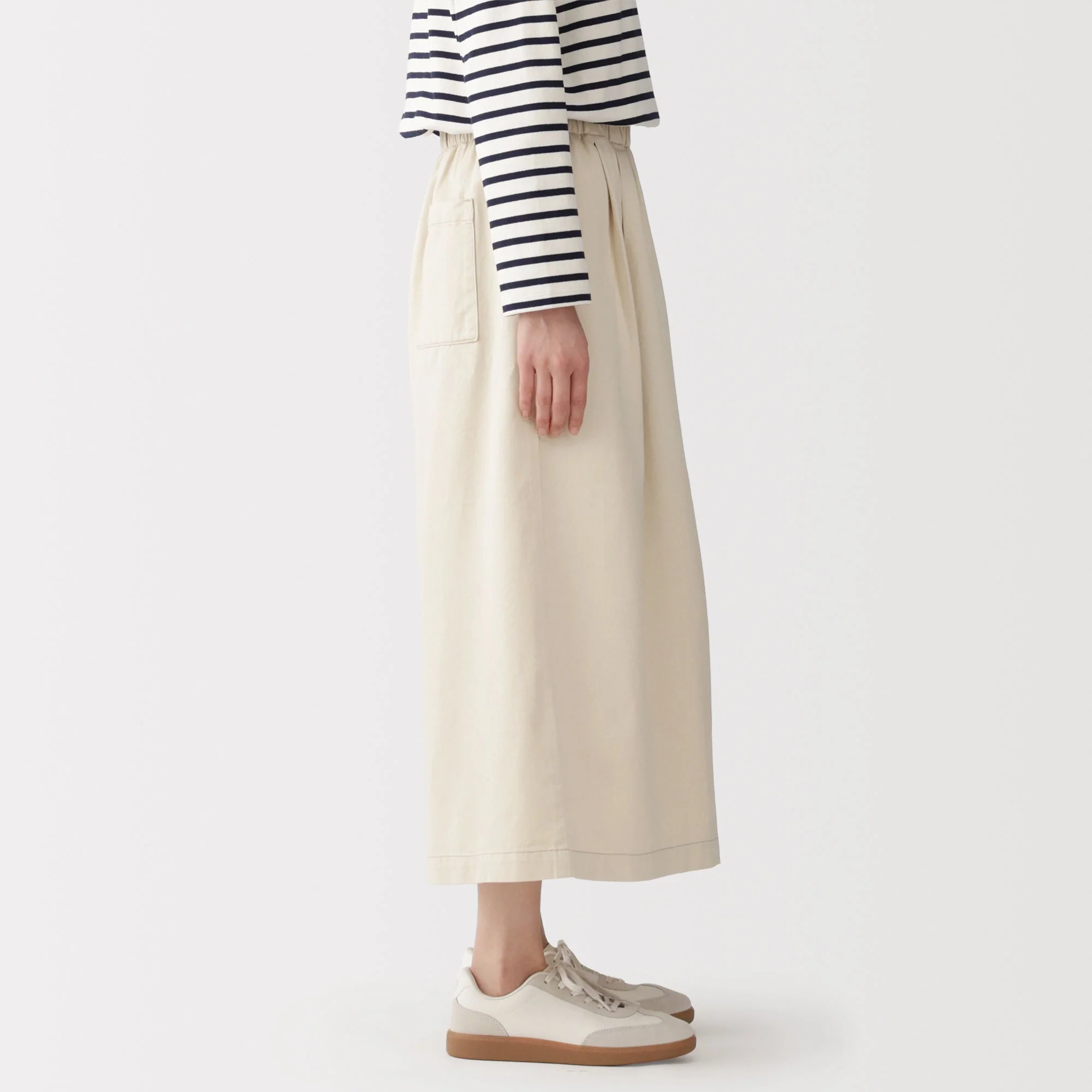 Kapok Blend Twill Skirt Pants - Image 14