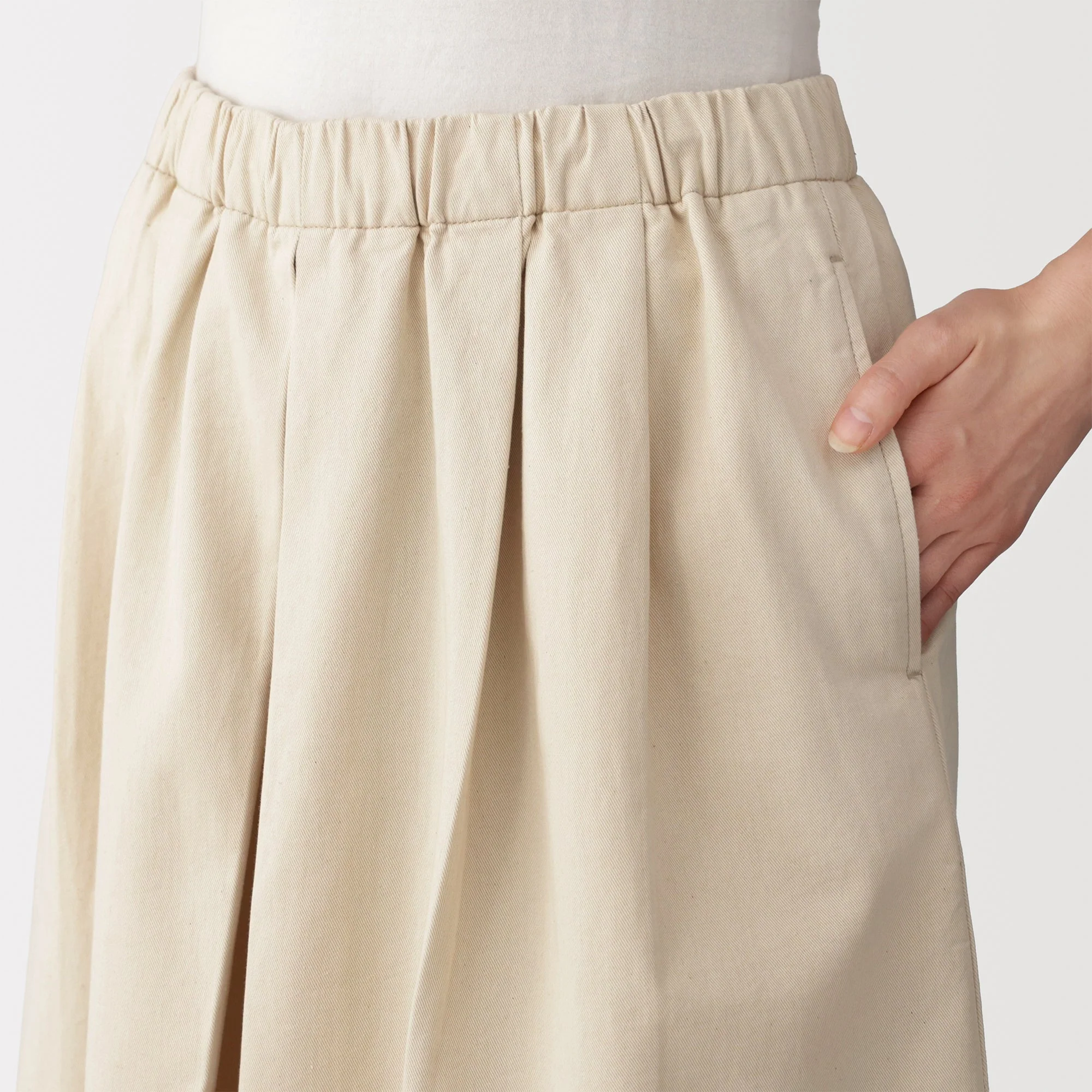 Kapok Blend Twill Skirt Pants - Image 16