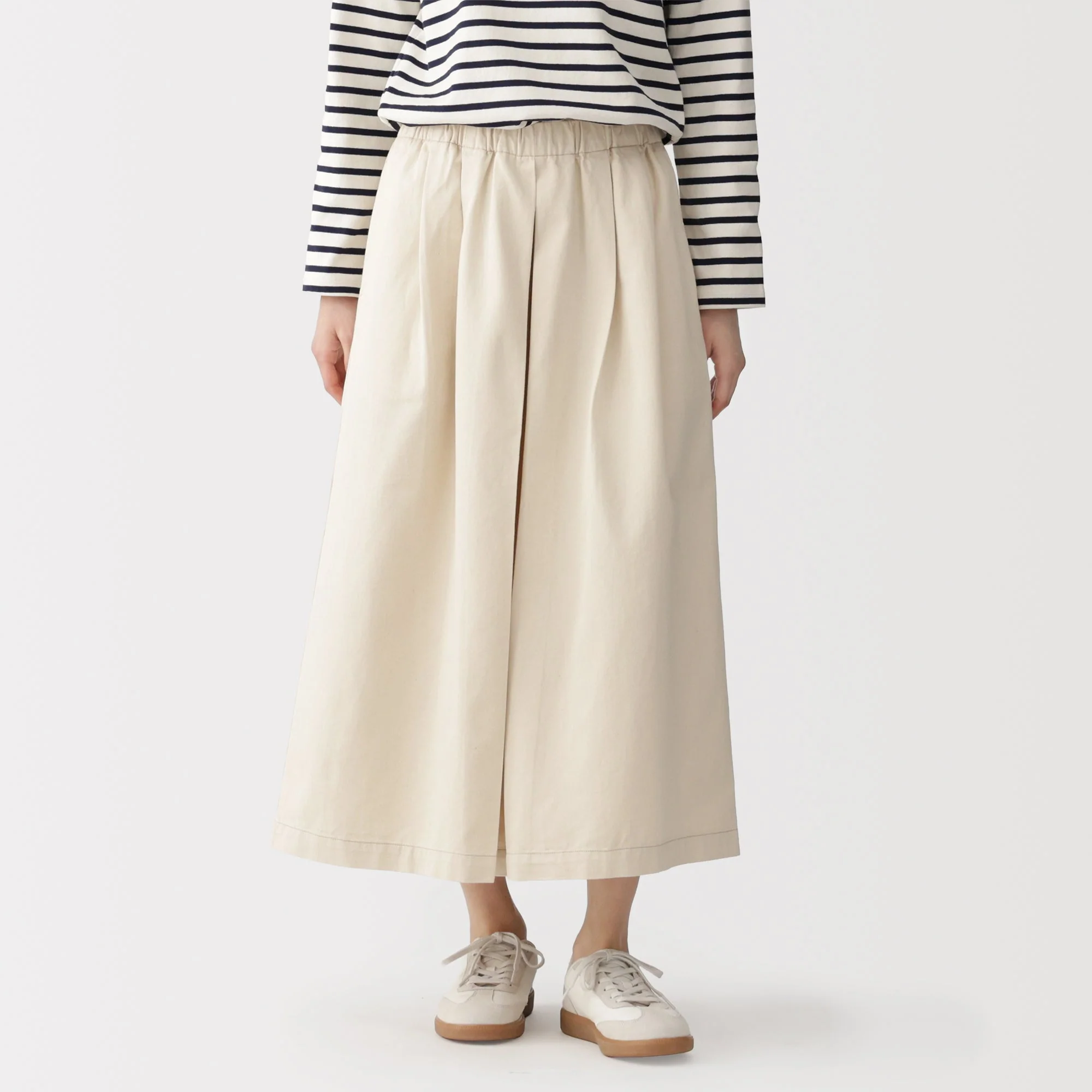 Kapok Blend Twill Skirt Pants - Image 4