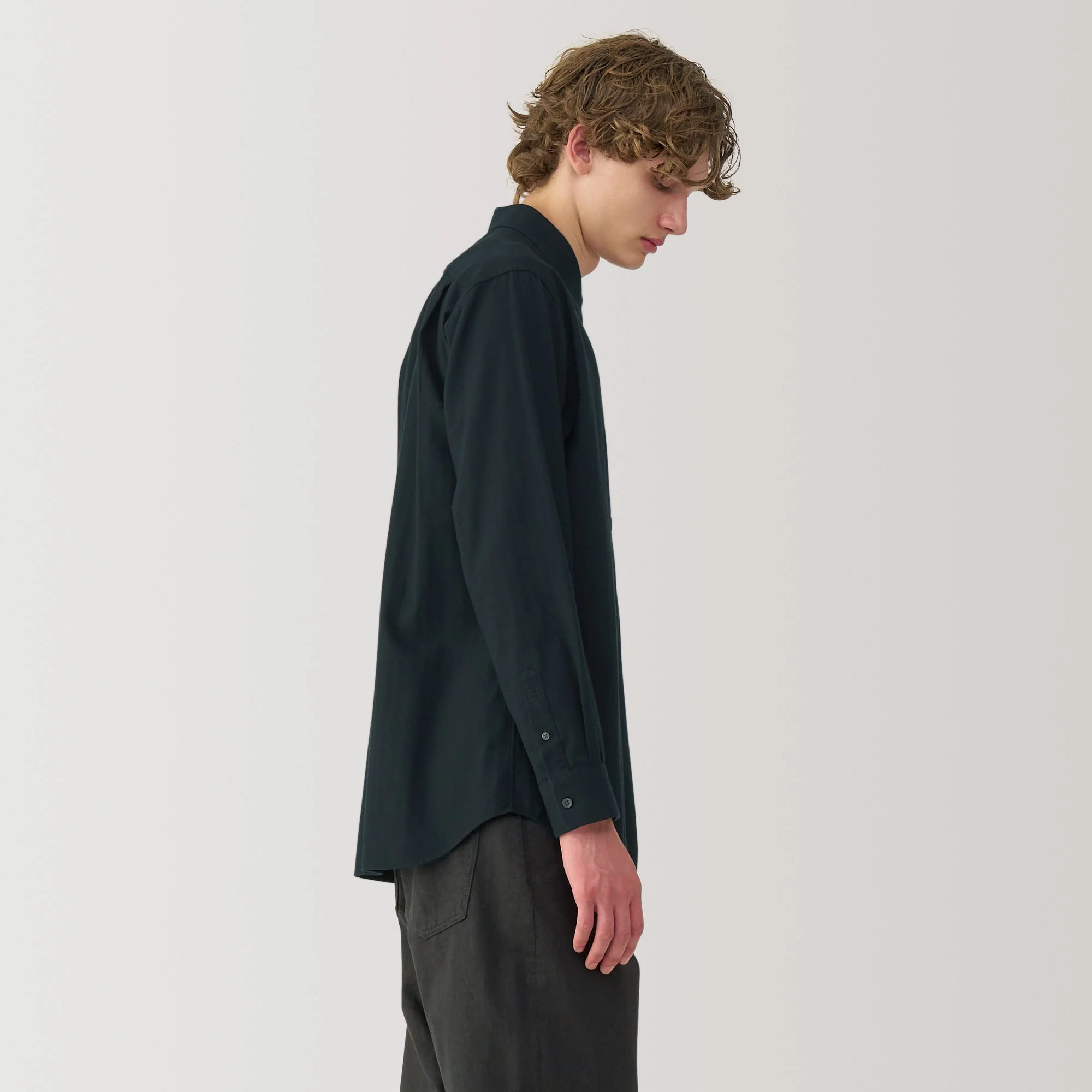 Labo Brushed Herringbone Shirt - Image 5