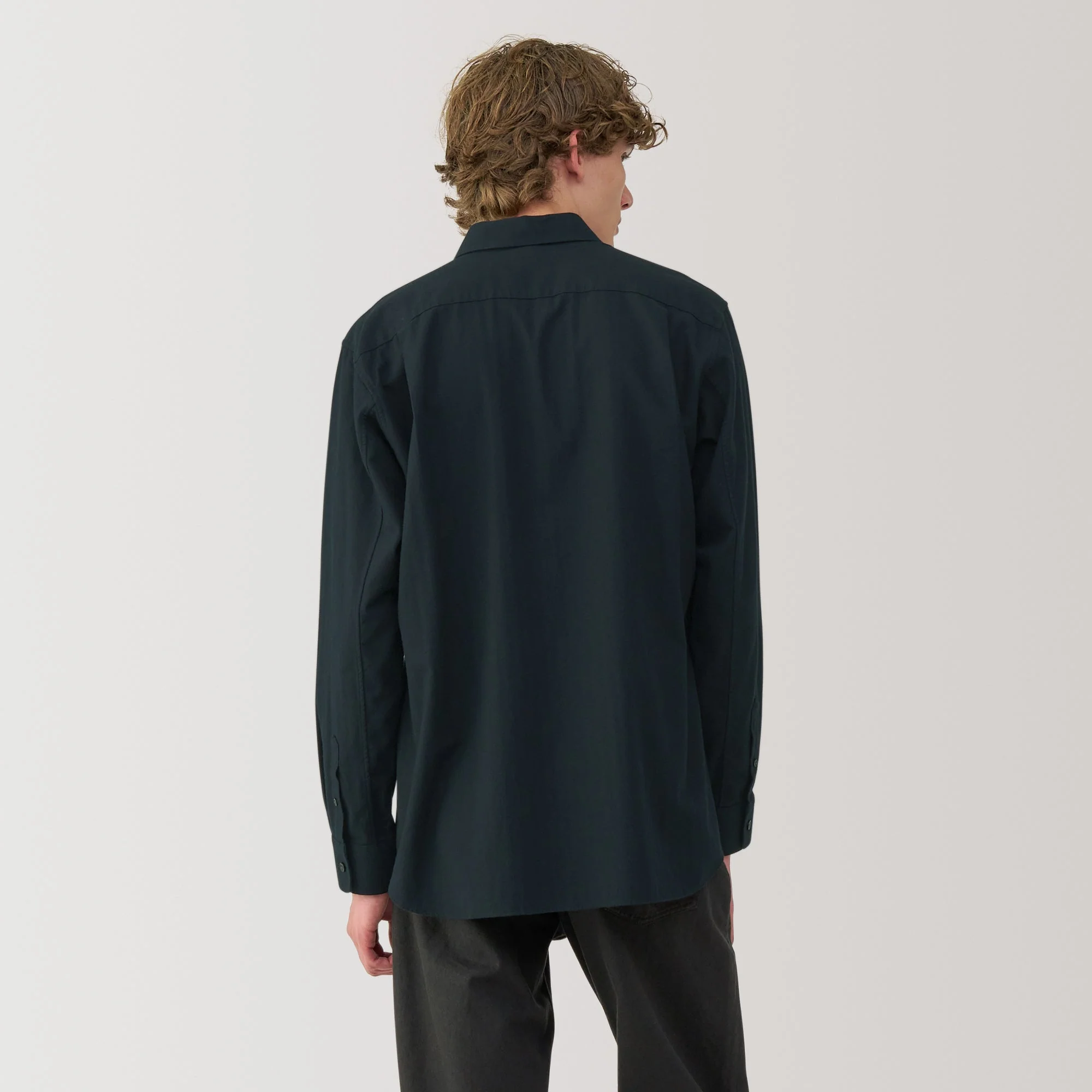 Labo Brushed Herringbone Shirt - Image 6