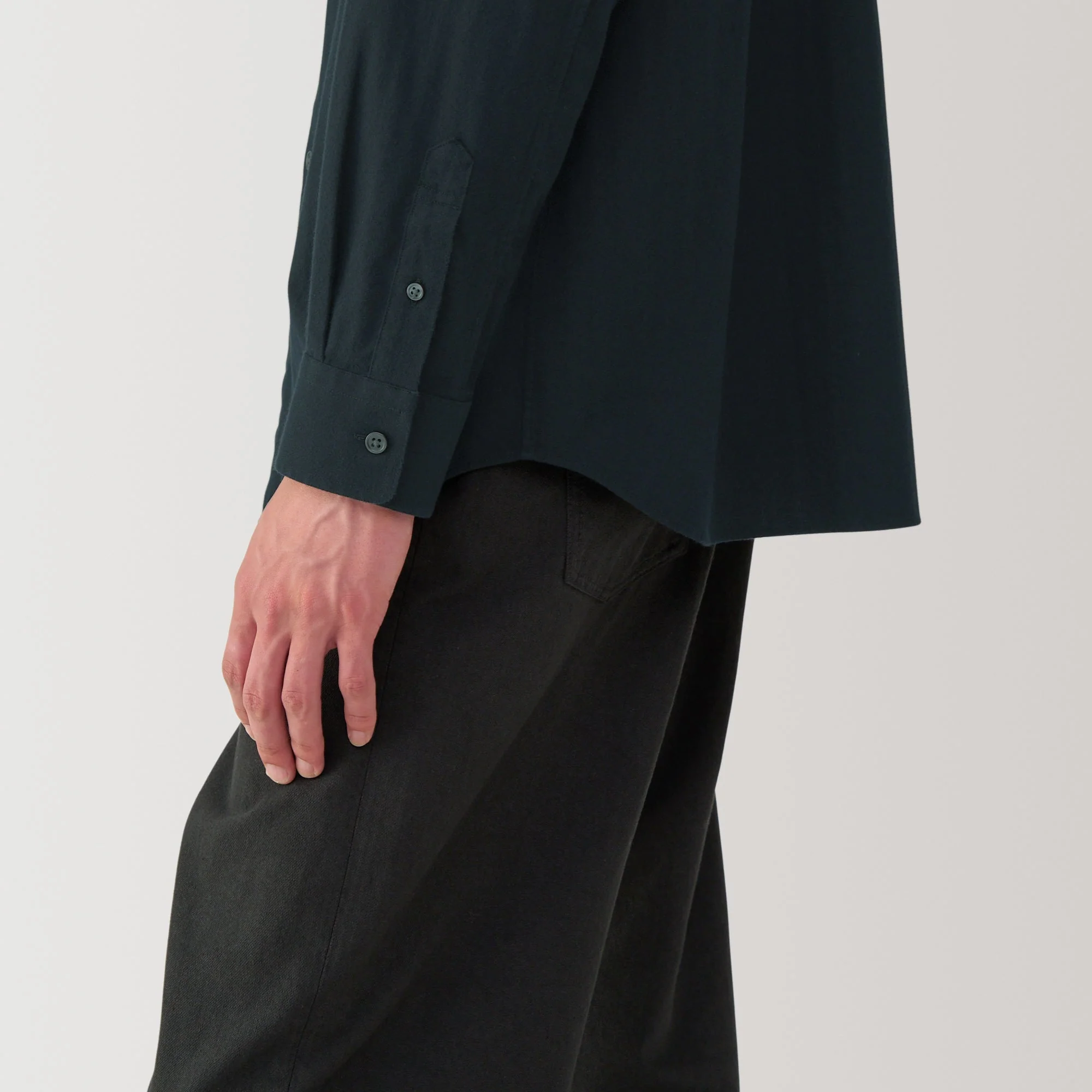 Labo Brushed Herringbone Shirt - Image 8
