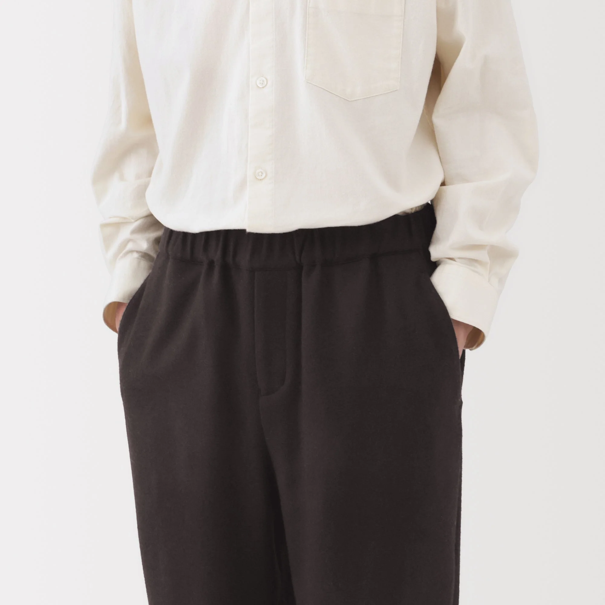 Labo Cashmere Mix Easy Pants - Image 25